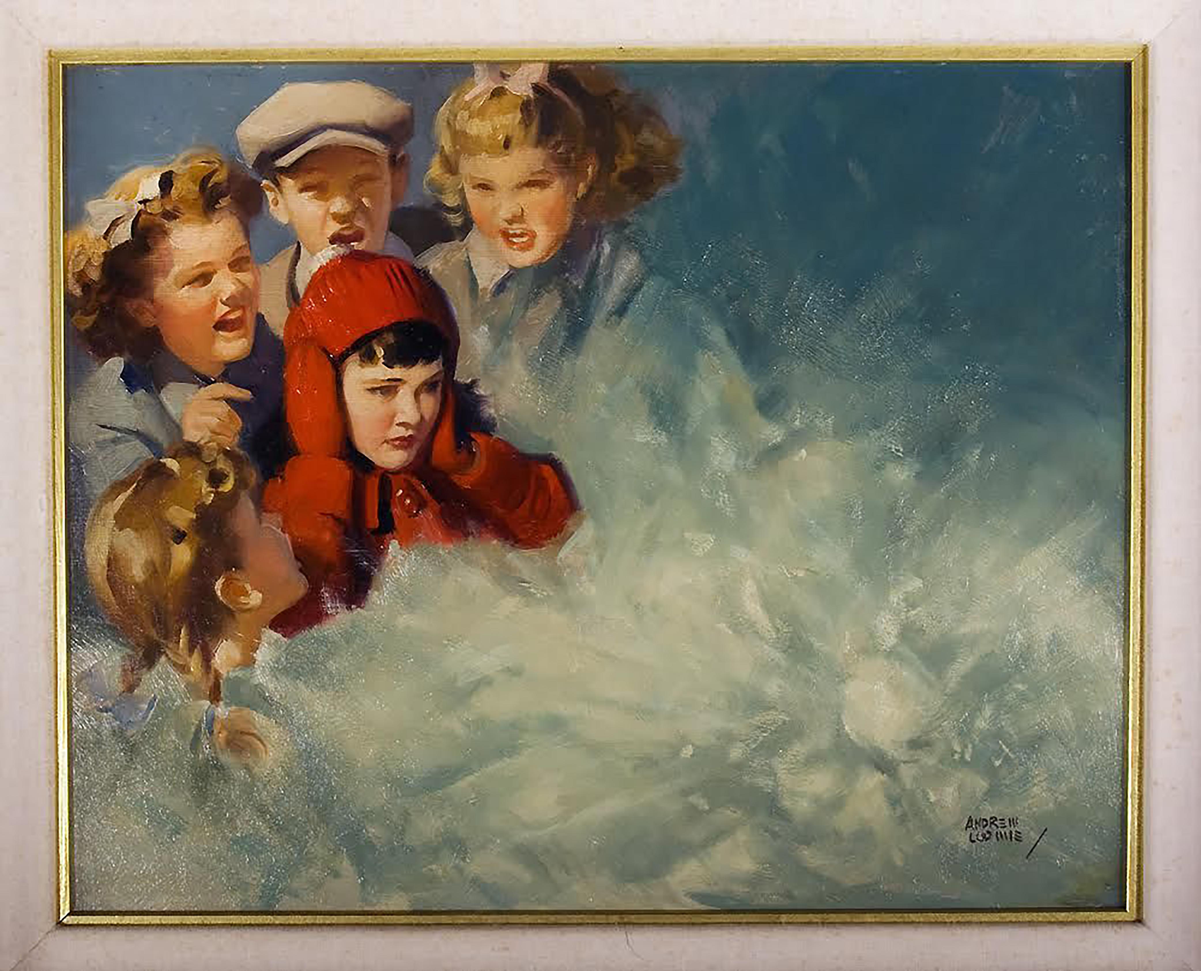 Untitled  - Painting by Andrew Loomis