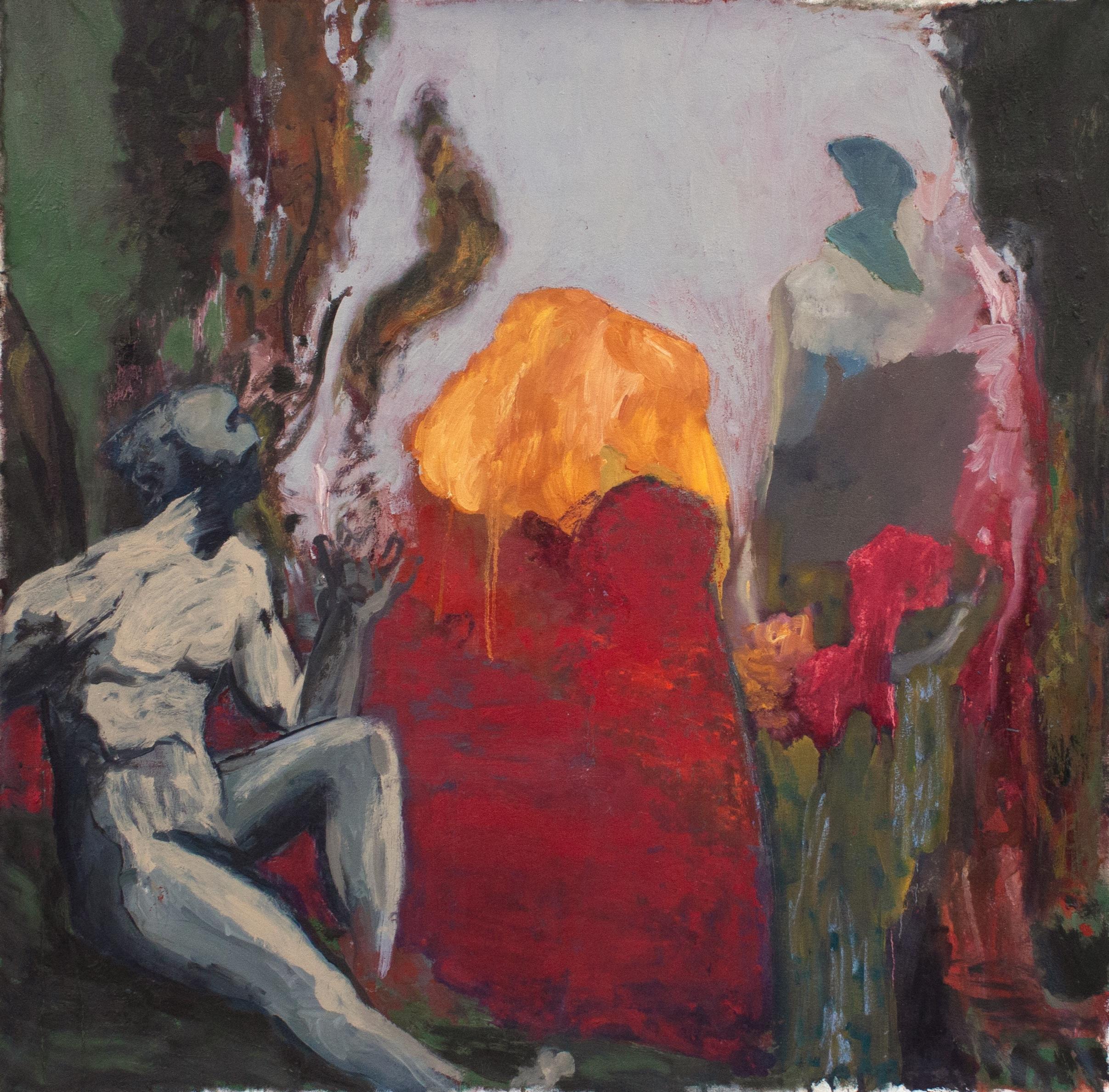 Figurative Painting di Andrew Lyman - Dopo Lupertz