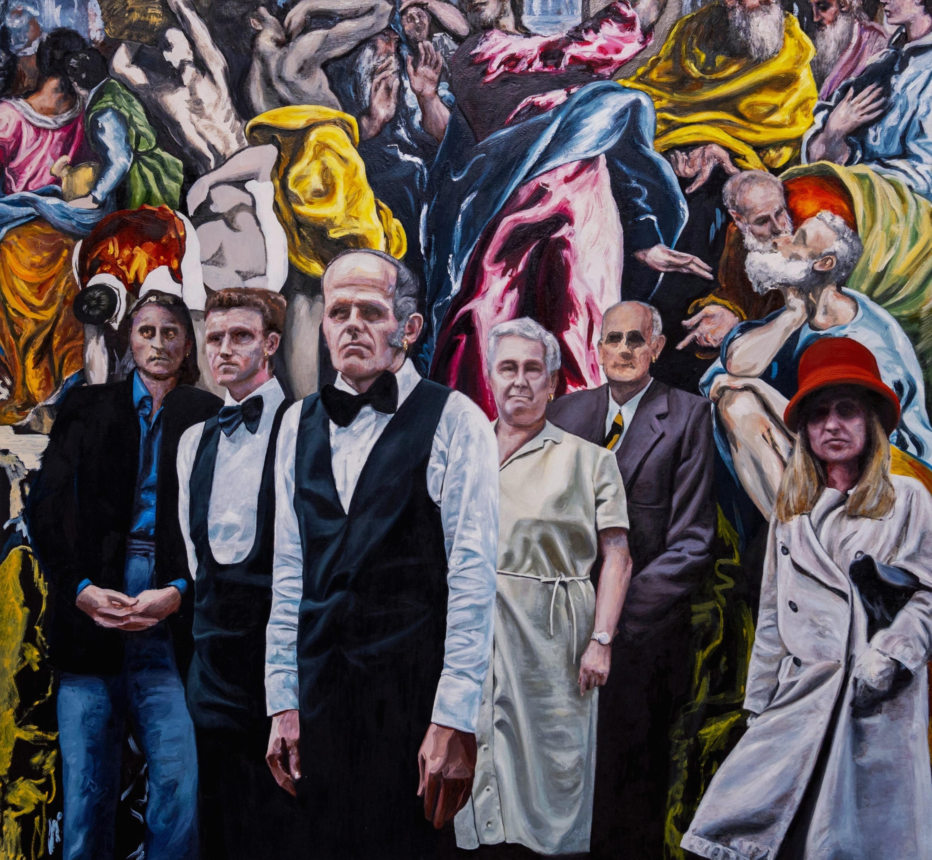 Figurative Painting Andrew Lyman - Le groupe Stieglitz