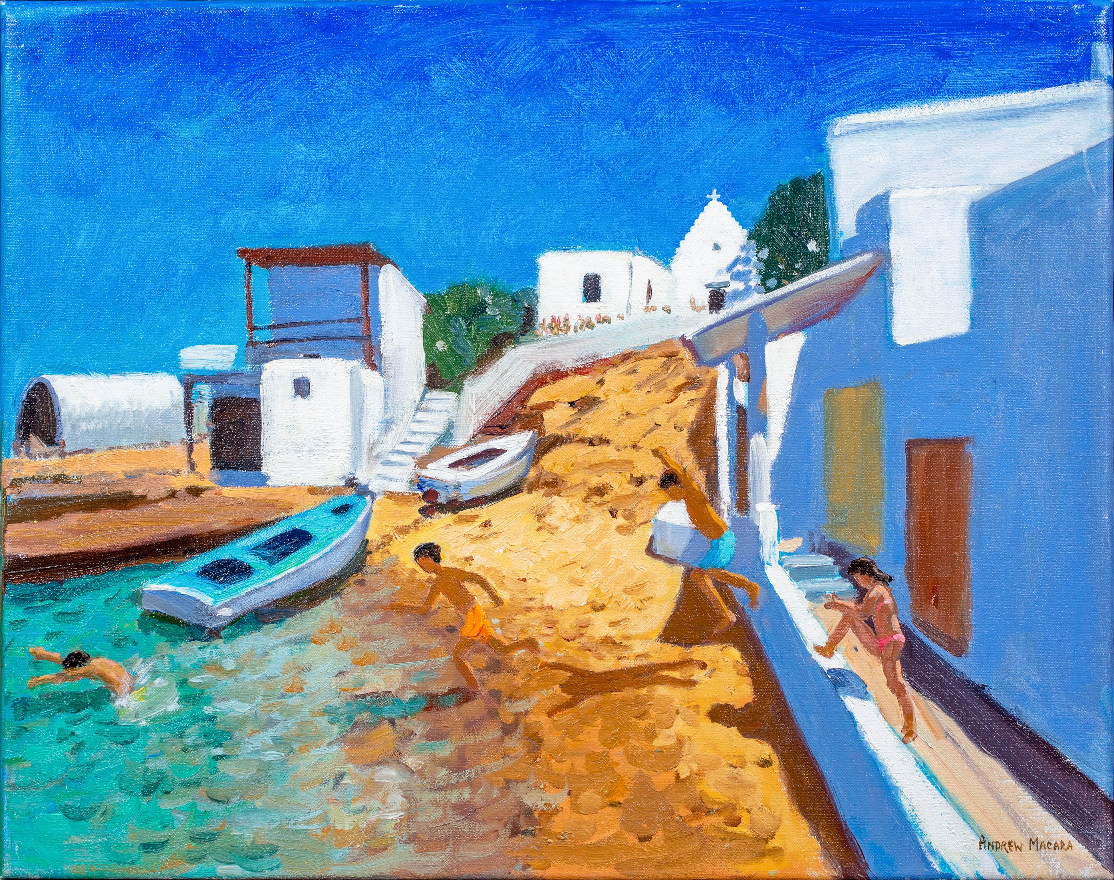 Andrew Macara - Samos, Greece, 2010 by Andrew MACARA (b. 1944) one of a  matching pair For Sale at 1stDibs | andrew macara paintings