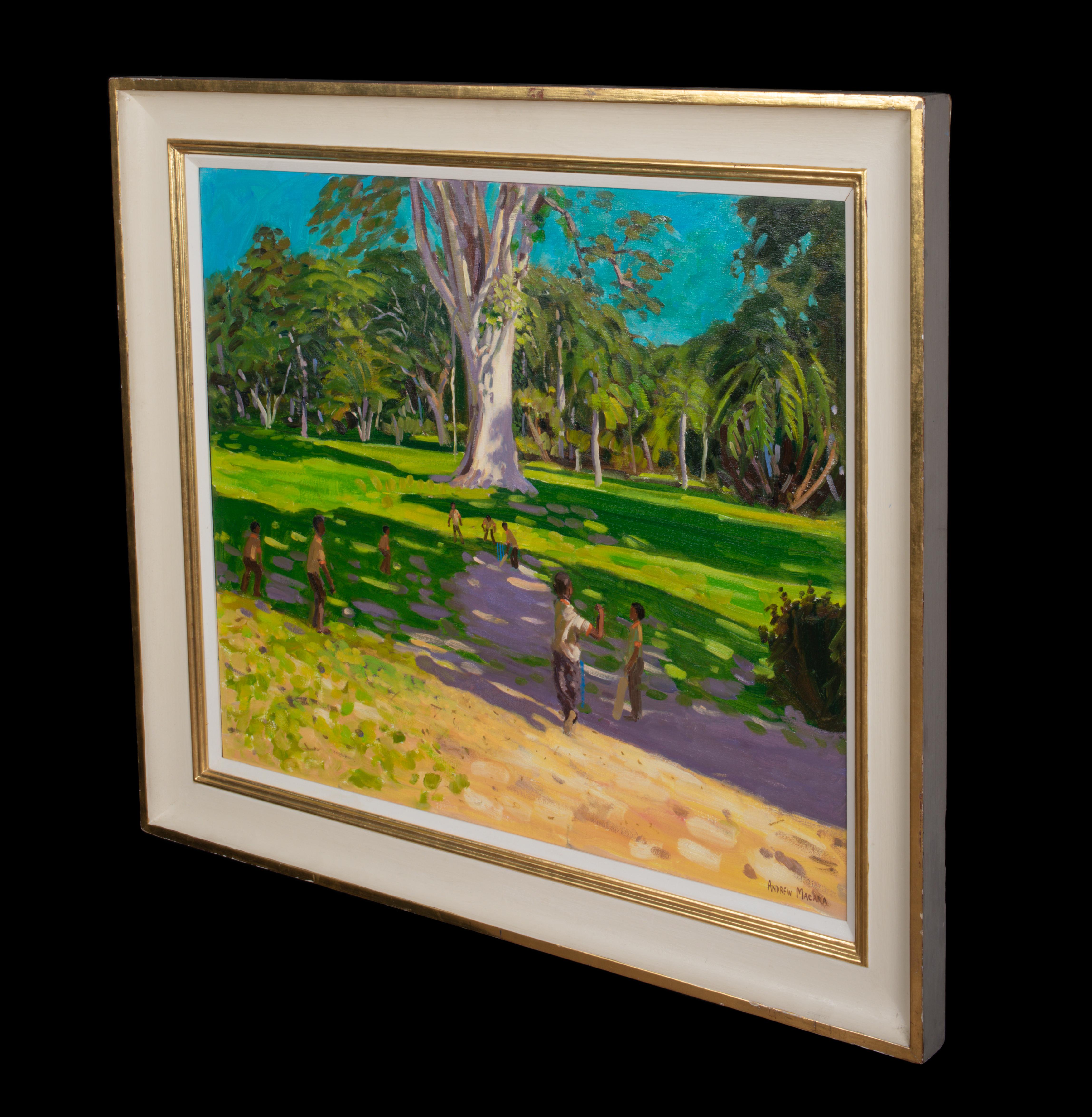 The Cricket Match, Botanical Gardens, Dominica, Grenadines, West Indies, 2001 For Sale 5