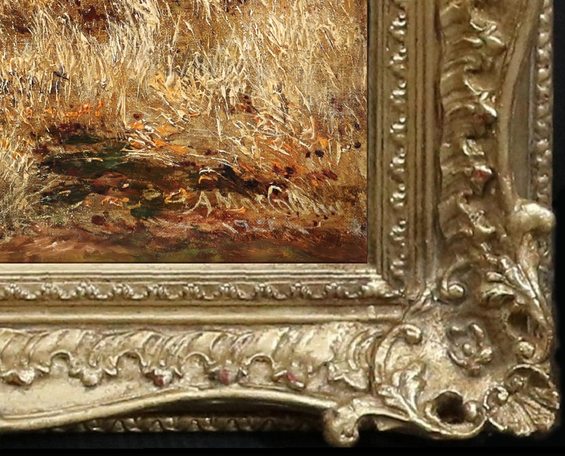 Scion of a Noble - 19ème siècle Exposition Peinture à l'huile Paysage forestier anglais en vente 6