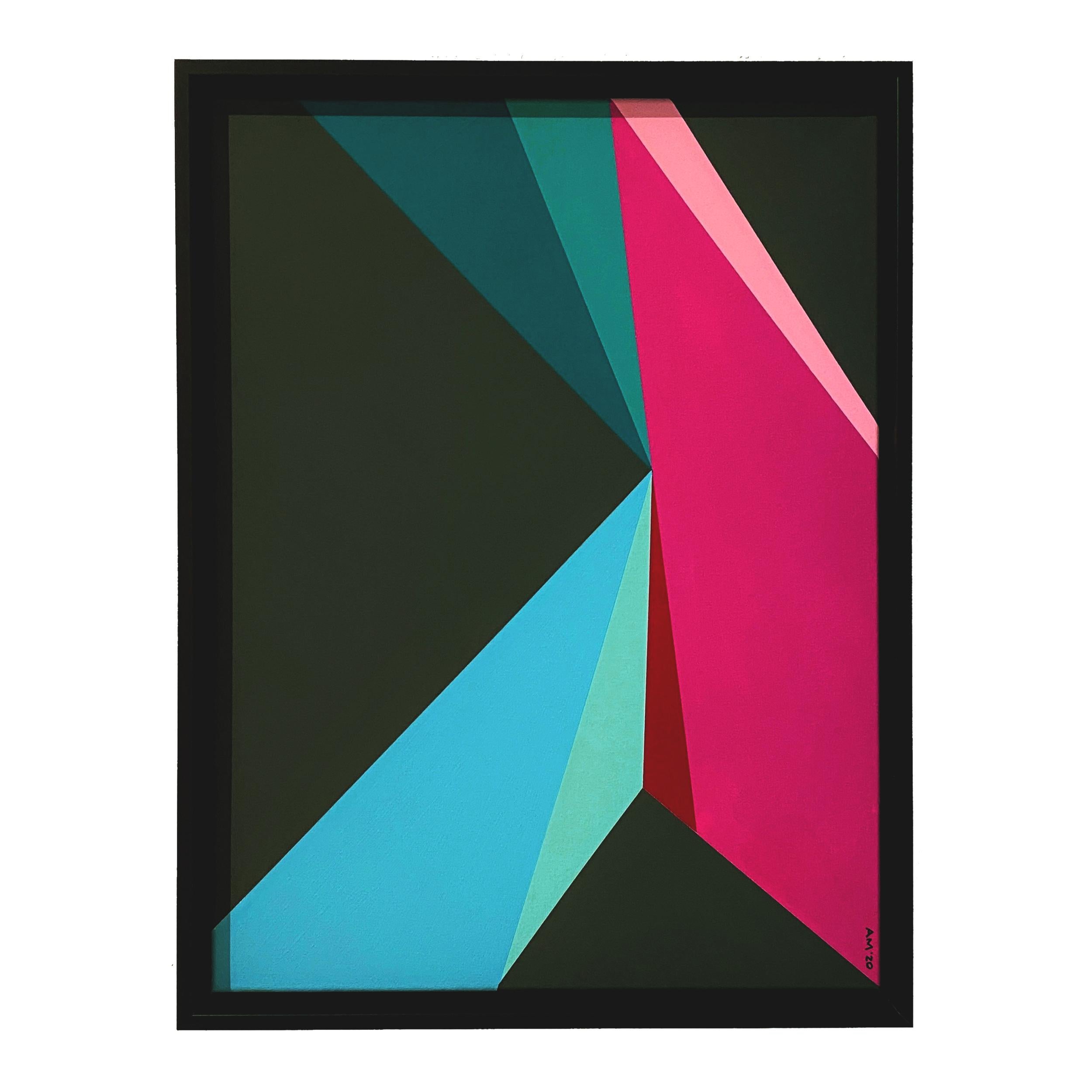 Andrew Mandolene
”Color Crash”
Acrylic on canvas
Framed

Dimension:
Unframed - 18
