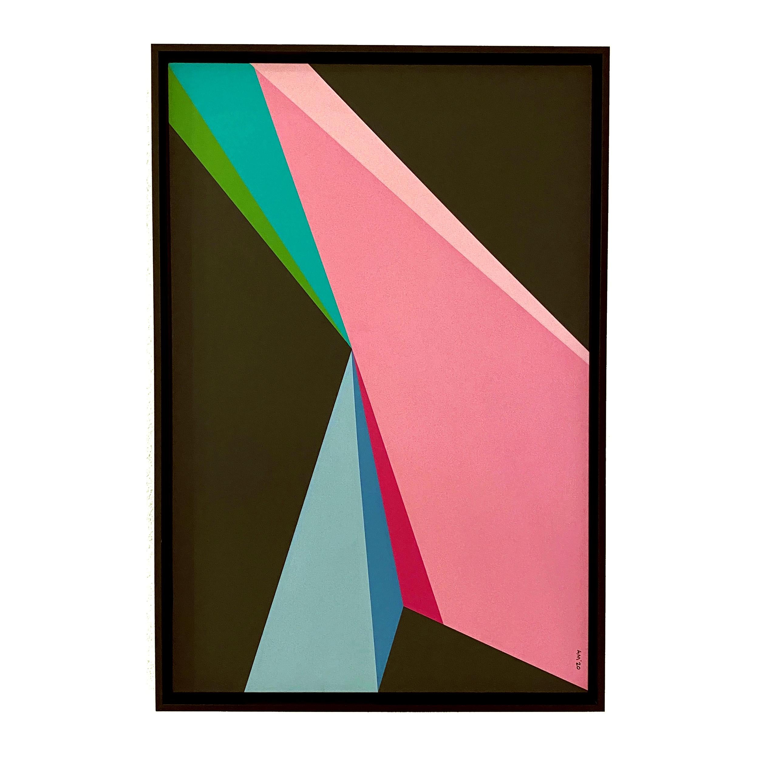 Andrew Mandolene
”Pink Prowess”
Acrylic on canvas
Framed

Dimensions:
unframed - 24