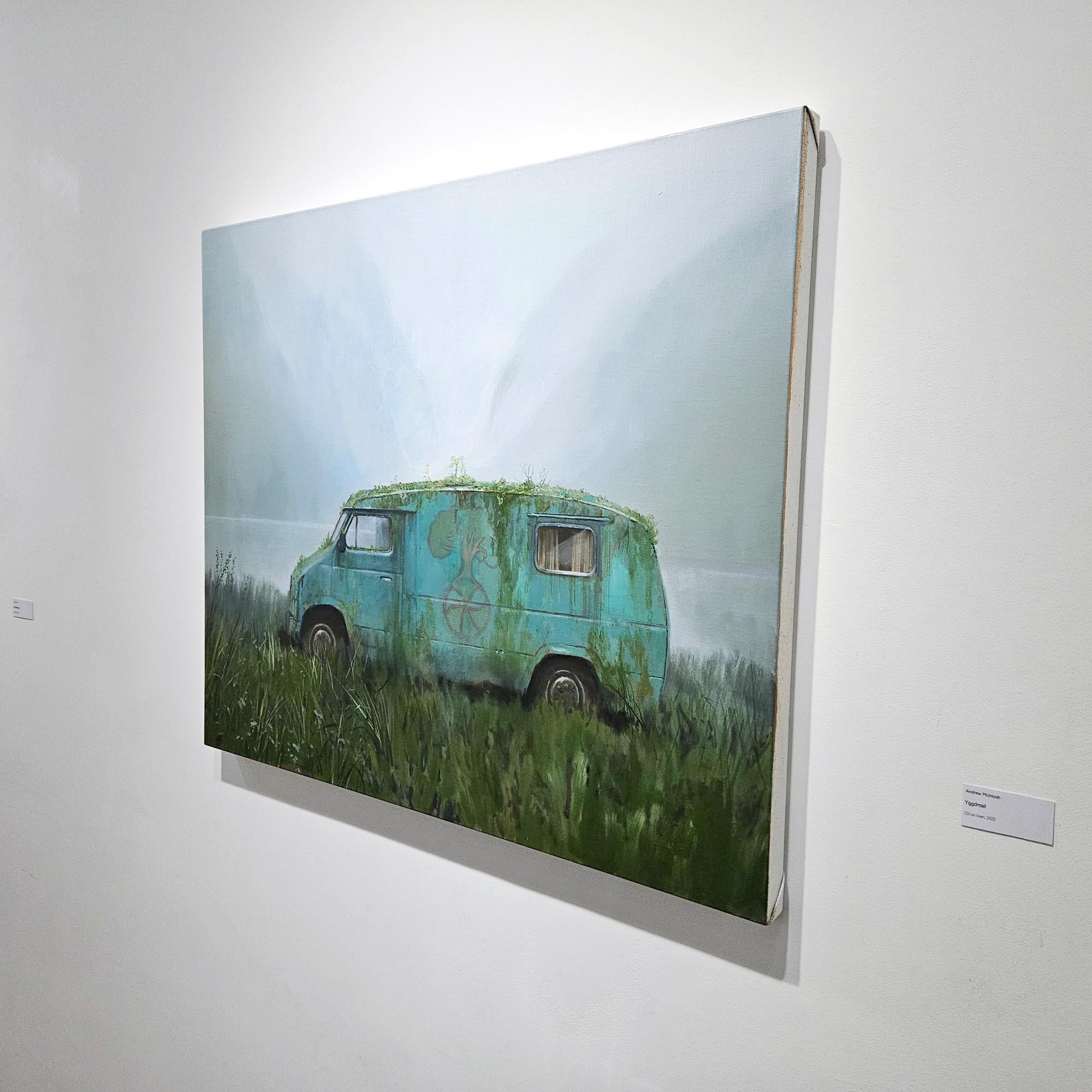 Yggdrasil (Surrealismus), Painting, von Andrew McIntosh