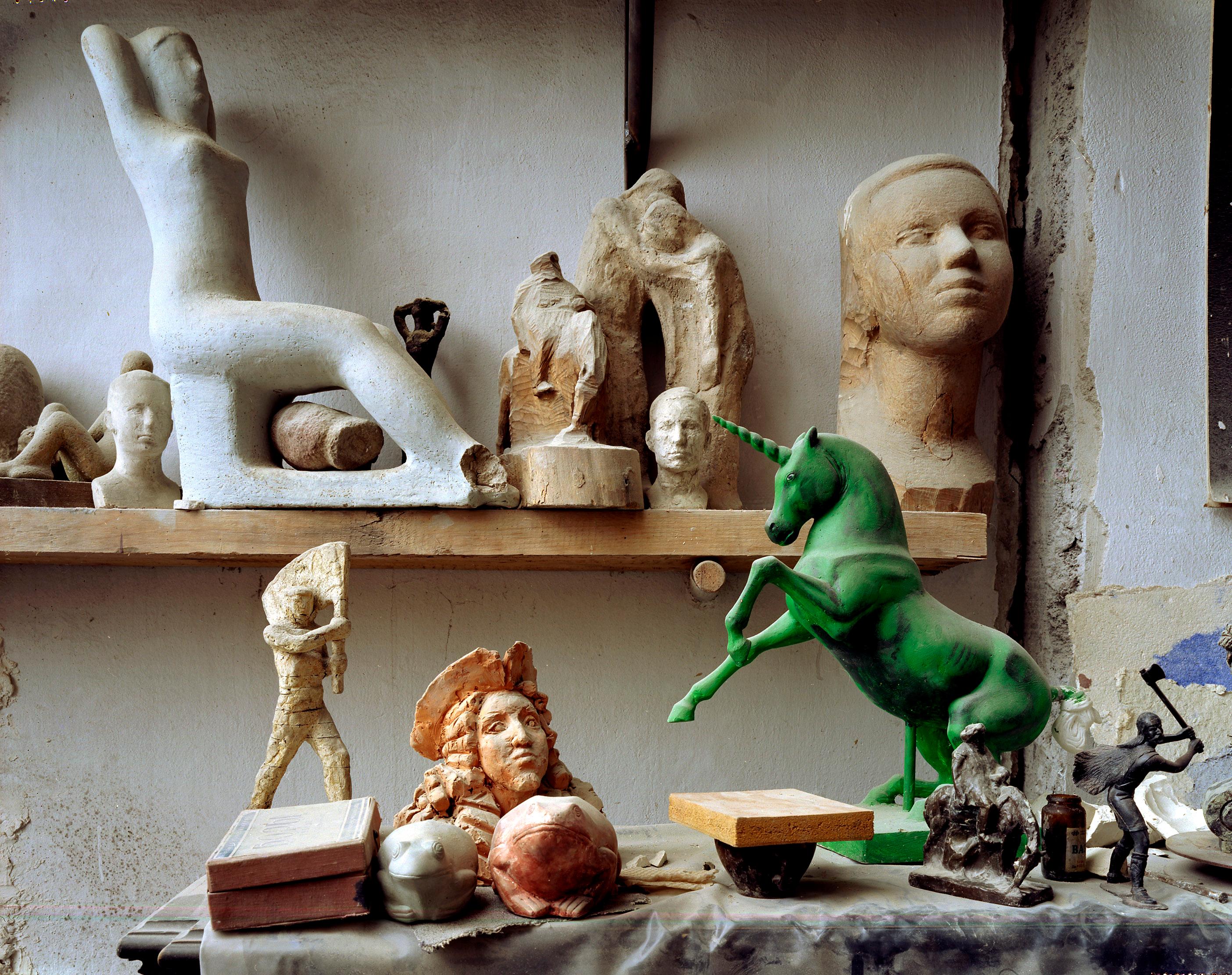 Archival Pigment Print

Sculptors studio in St Petersburg Russia

All available sizes & editions for each size of this photograph:
30" x 40” - Edition of 5 + 2 Artist Proofs
40" X 50"- Edition of 5 + 2 Artist Proofs
50" X 60"-  Edition of 5 + 2