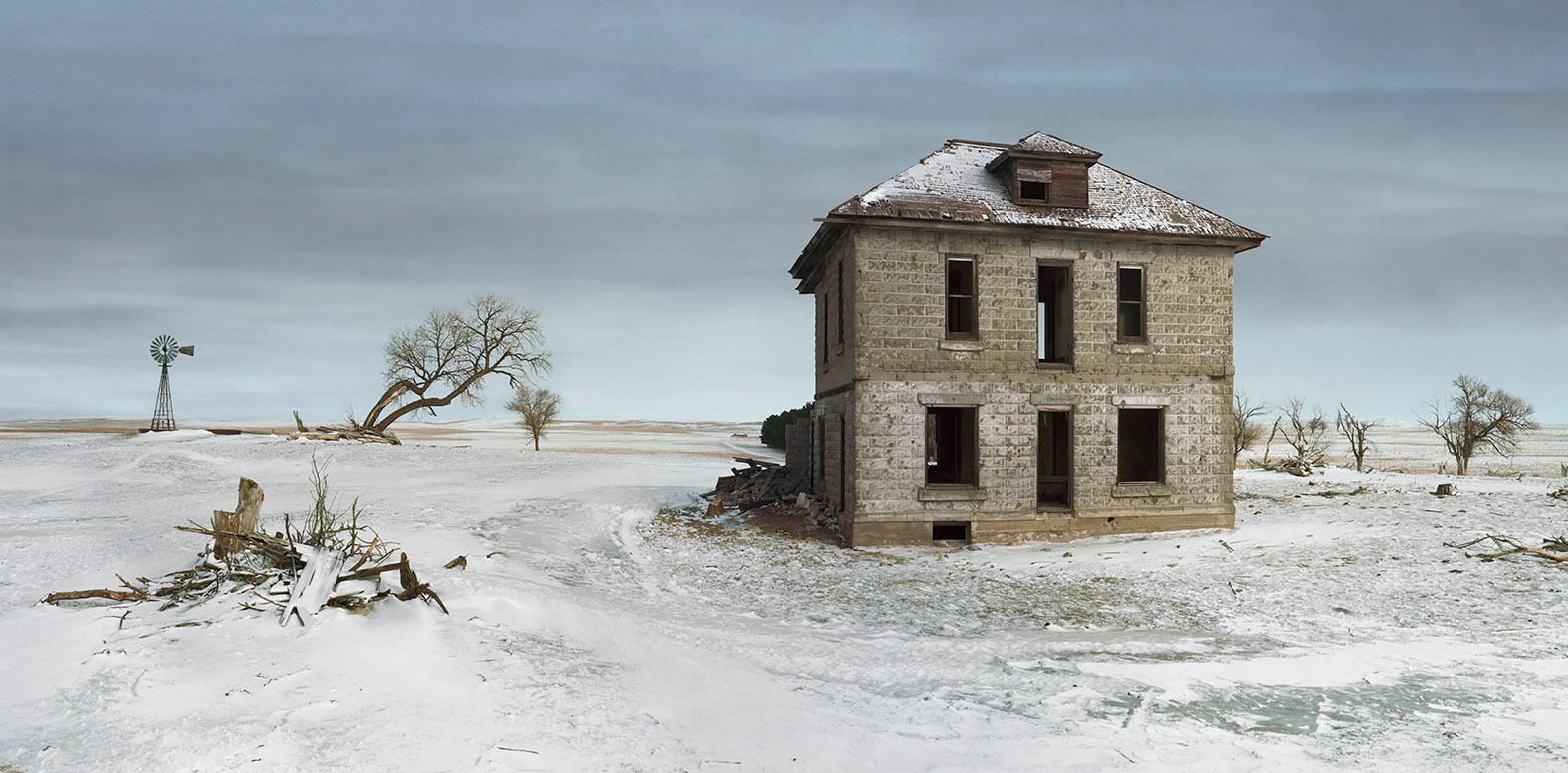 Andrew Moore - Murray House, NE, photographie de 2014, imprimée d'après