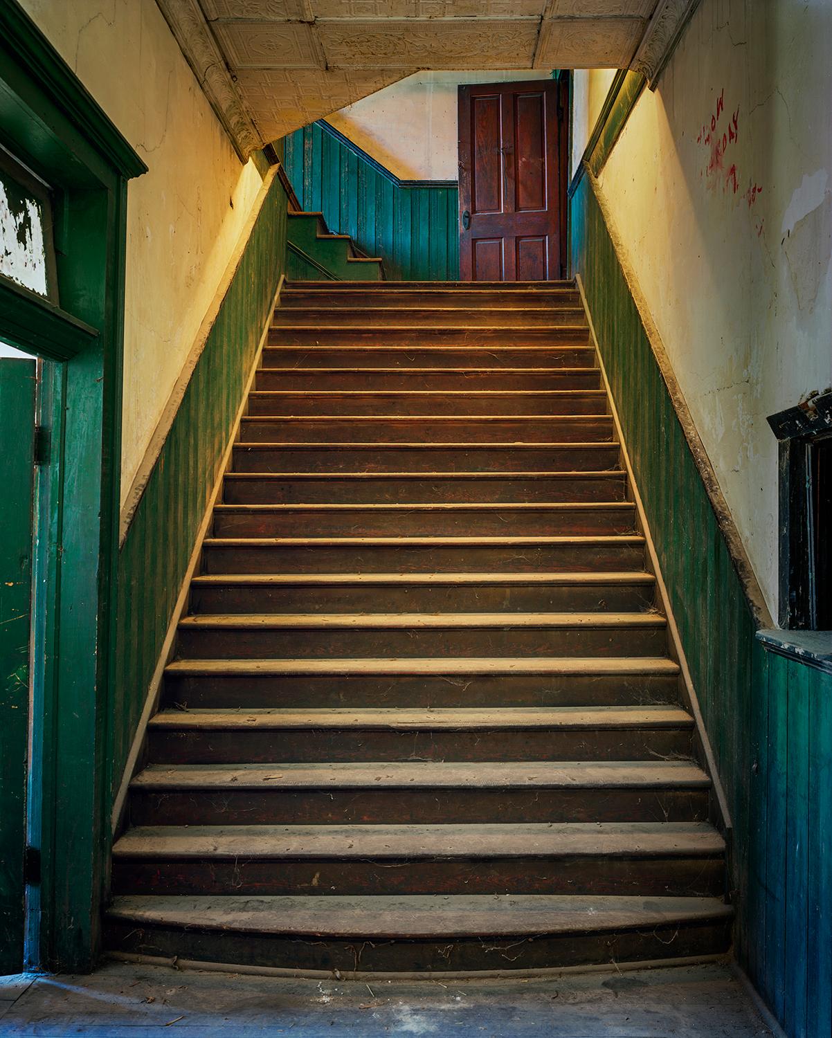 Archival Pigment Print

Stairs to upper balcony, Opera House in Greensboro AL

All available sizes & editions for each size of this photograph:
40" x 30” - Edition of 5 + 2 Artist Proofs
50" X 40"- Edition of 5 + 2 Artist Proofs
60" X 50"-  Edition