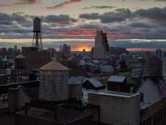 Andrew Moore - Water Towers West 22nd St, photographie 2018, imprimée d'après
