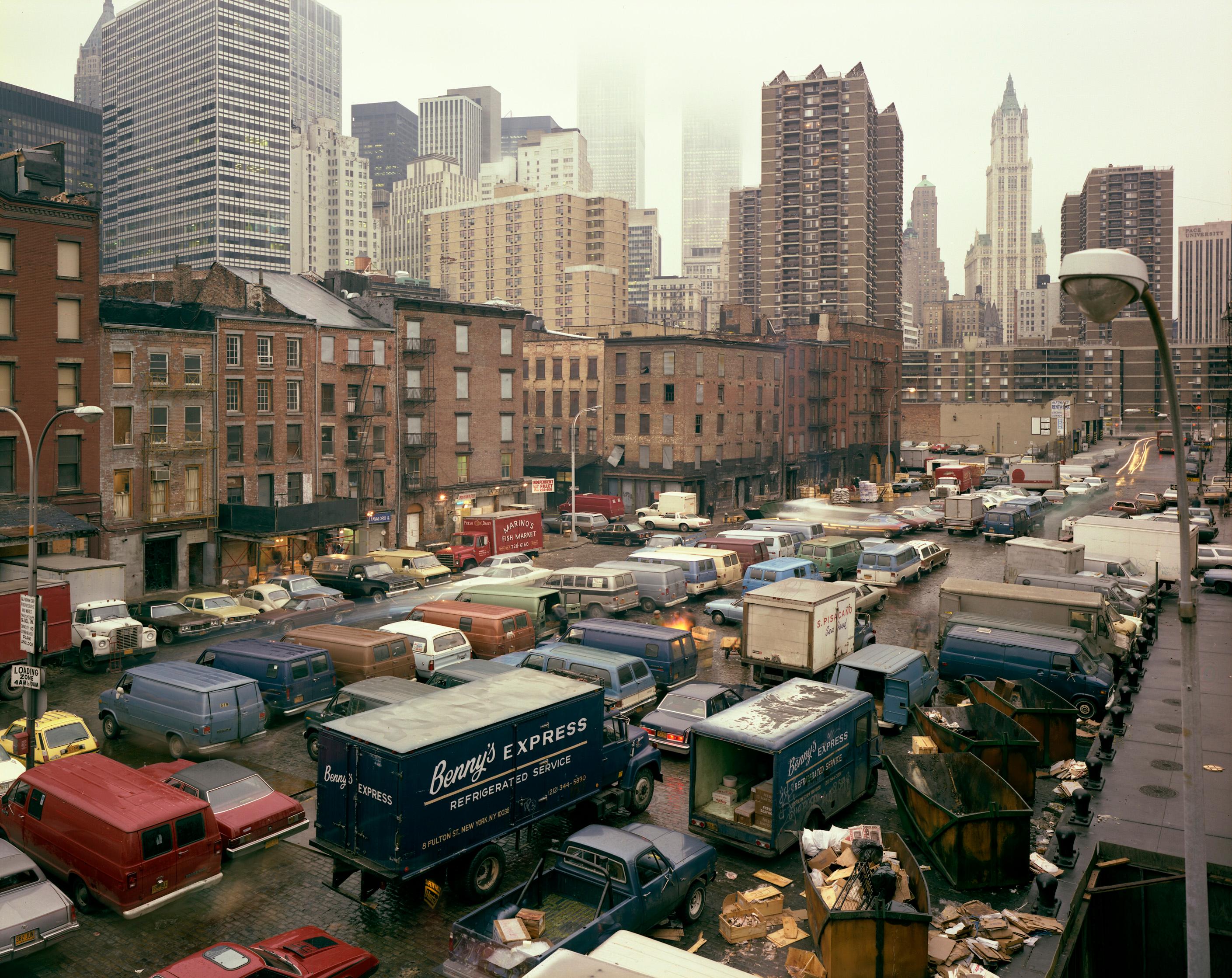 Andrew Moore Color Photograph - Peck Slip, NYC (50"x60")