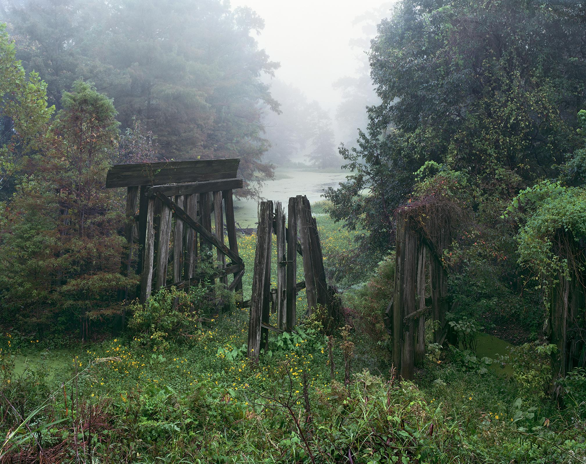Andrew Moore Color Photograph - Trestle, Old Highway 61, MS