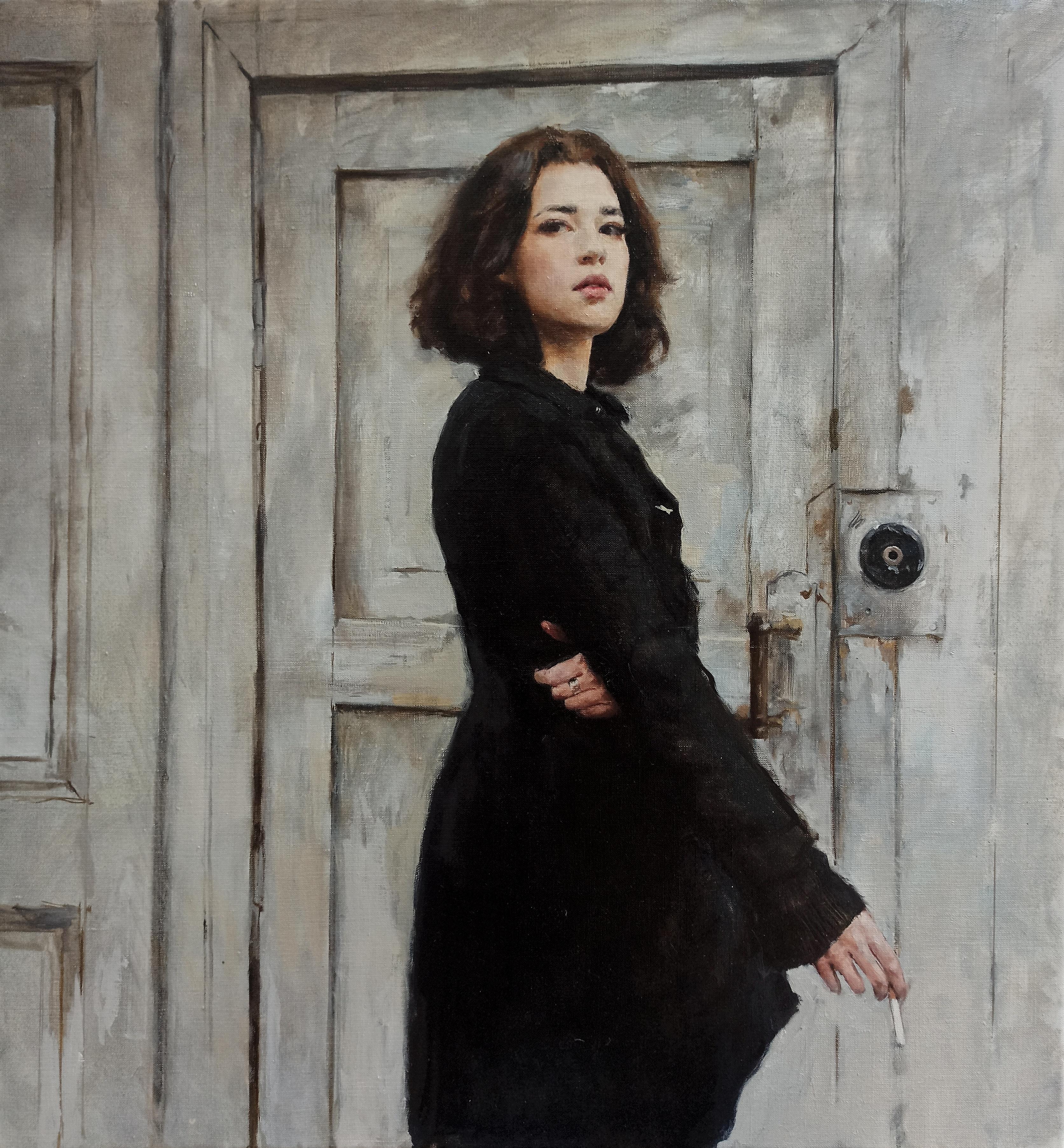 Tanya - 21st Century Contemporary Realism Oil Painting