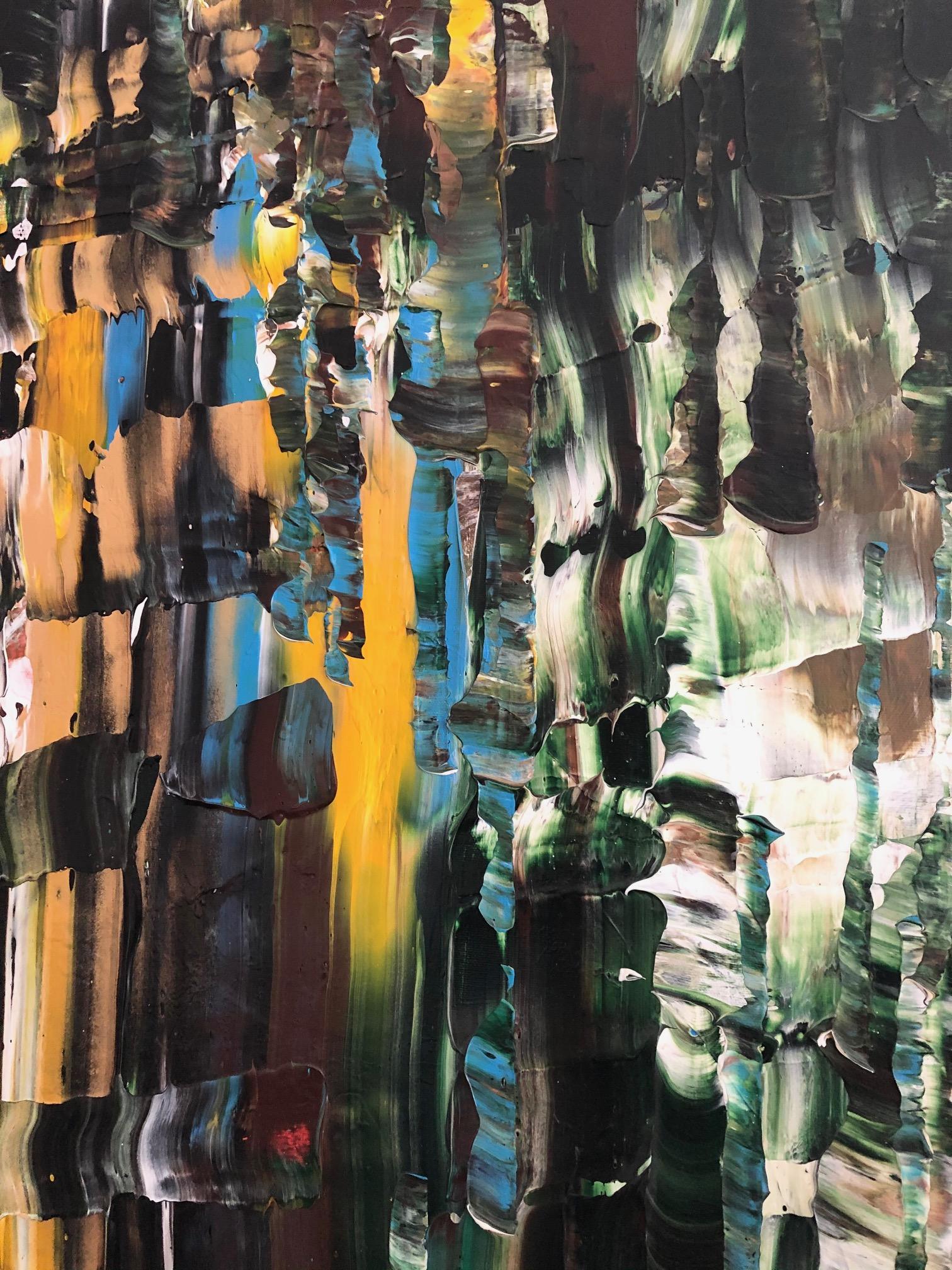 Andrew Plum Calypso Zeitgenössisches abstraktes Gemälde, 2011 im Zustand „Neu“ im Angebot in Montreal, QC