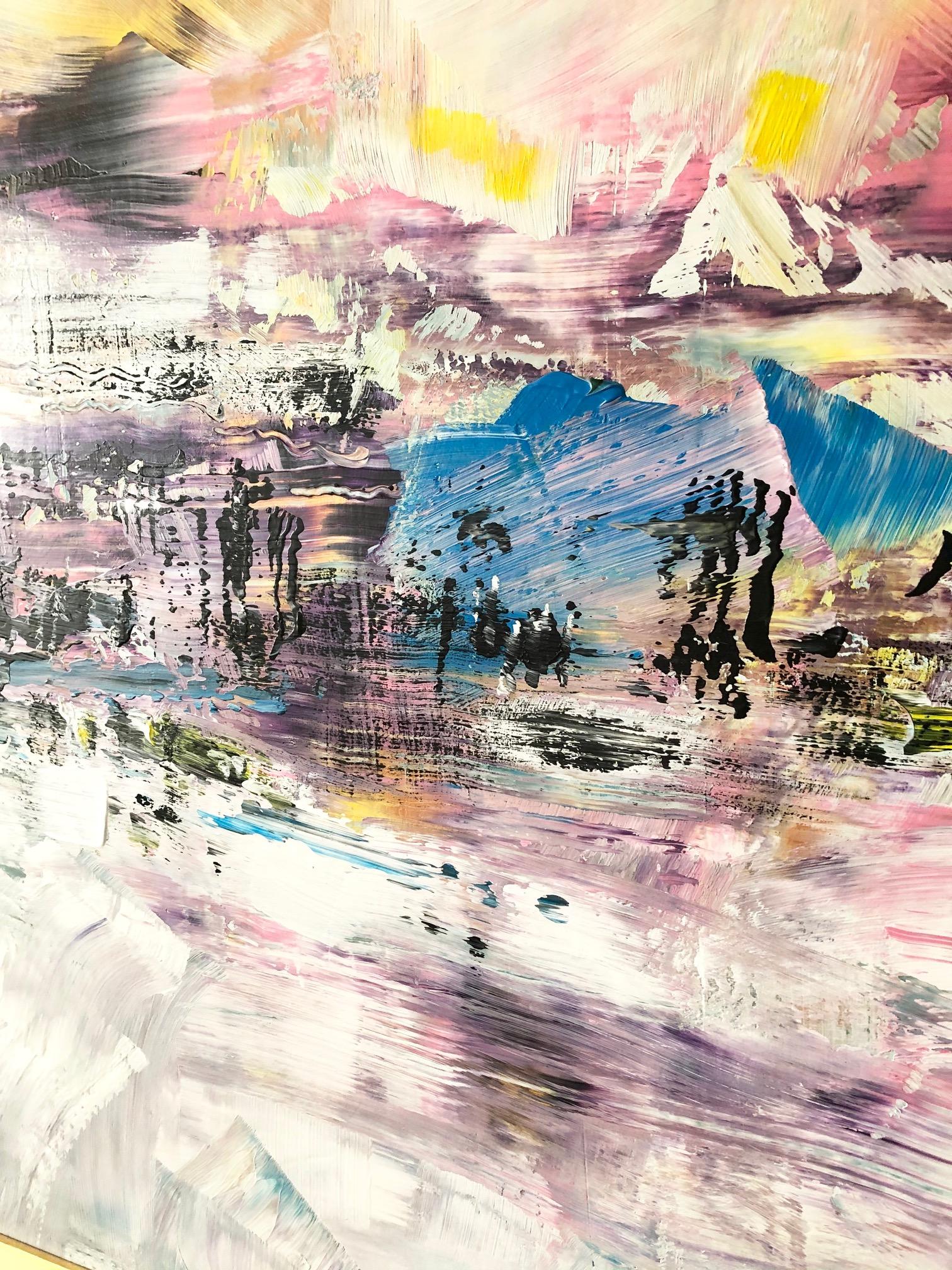Dipinto a mano Andrew Plum Castillos de Helado Pittura astratta contemporanea, 2020 in vendita