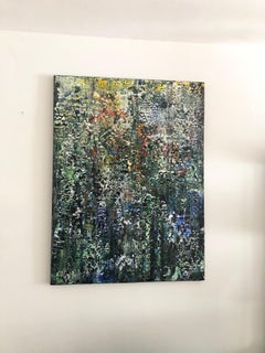 Andrew Plum Diwali Festival of Lights Zeitgenössische abstrakte Malerei 2013