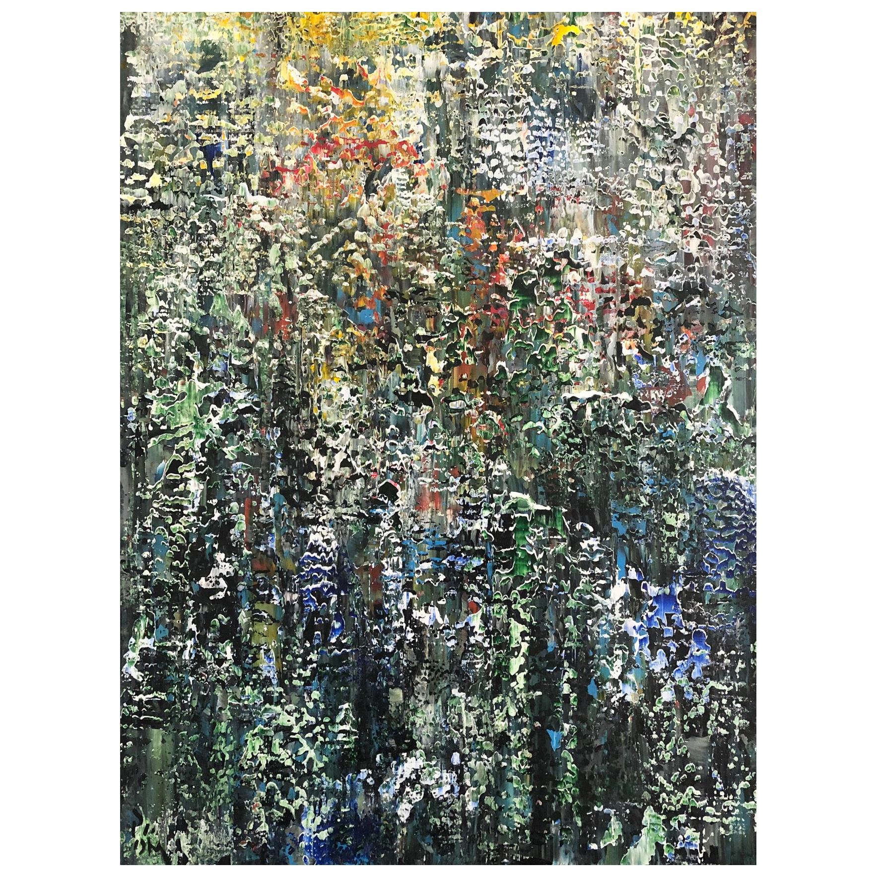 Andrew Plum Festa delle luci di Diwali Pittura astratta contemporanea 2013 in vendita