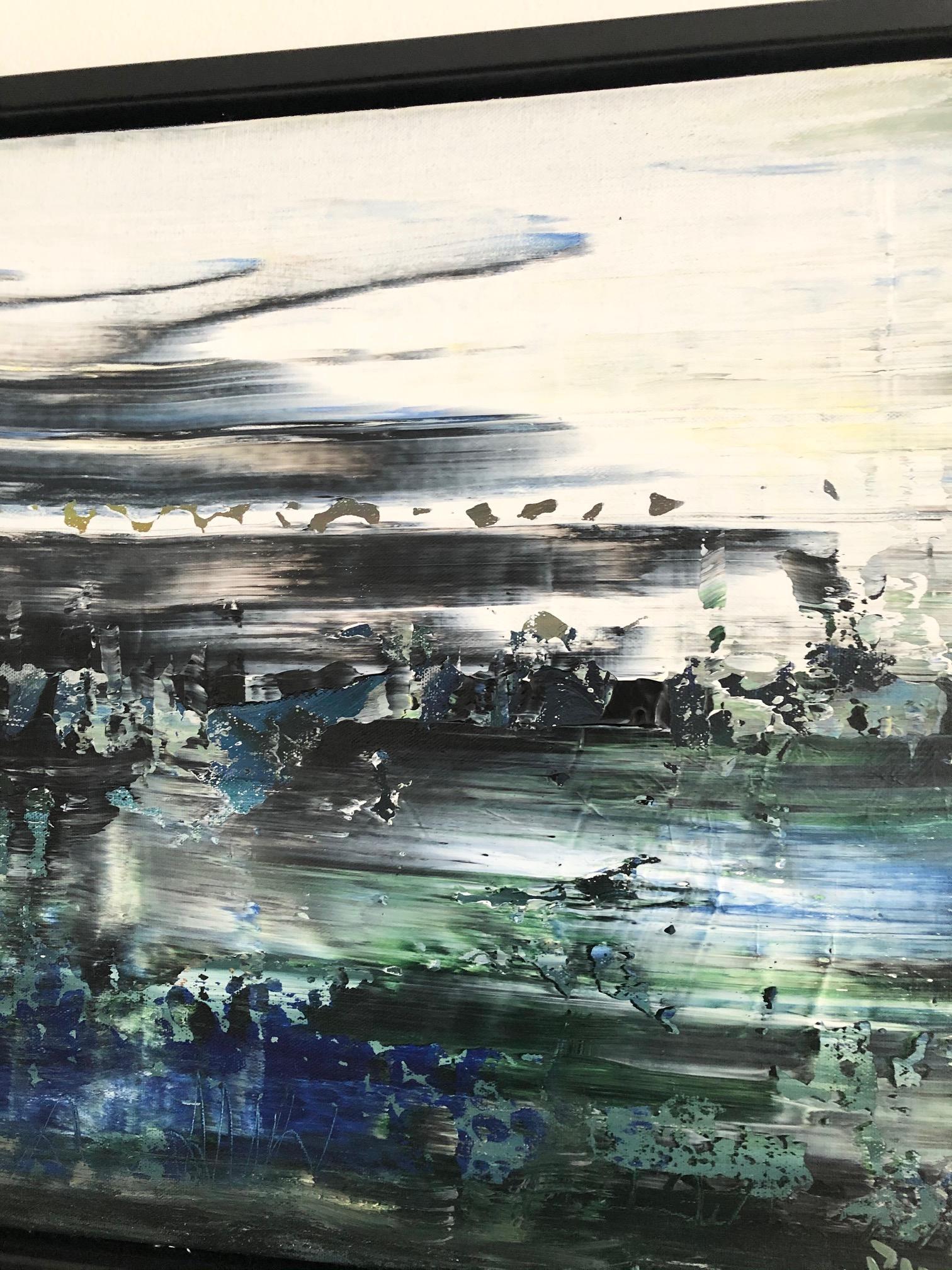 Canadien Peinture abstraite contemporaine Louisiana Blues d'Andrew Plum, 2009 en vente