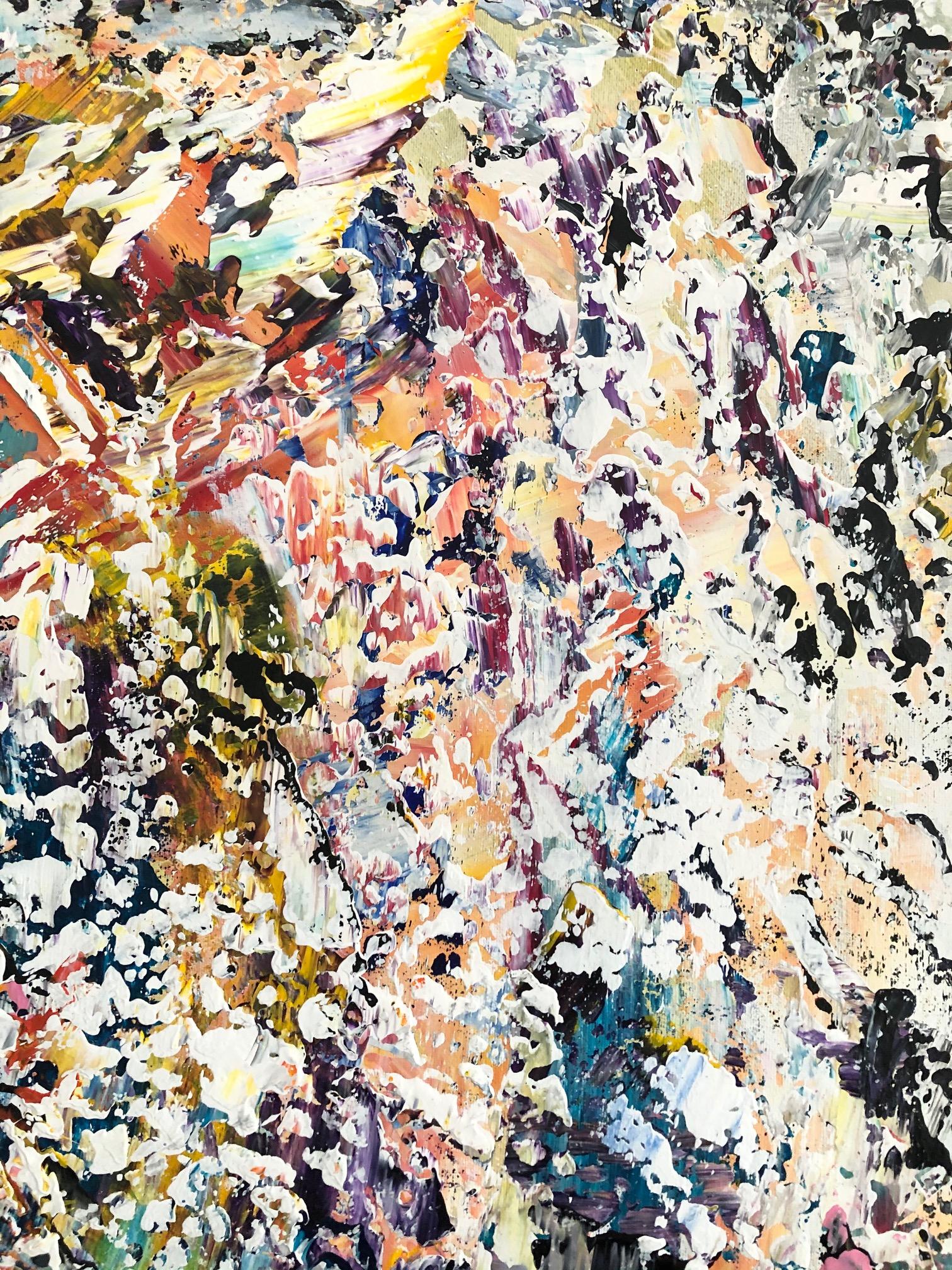 Canadien Andrew Plum Nebula Peinture abstraite contemporaine, 2009 en vente