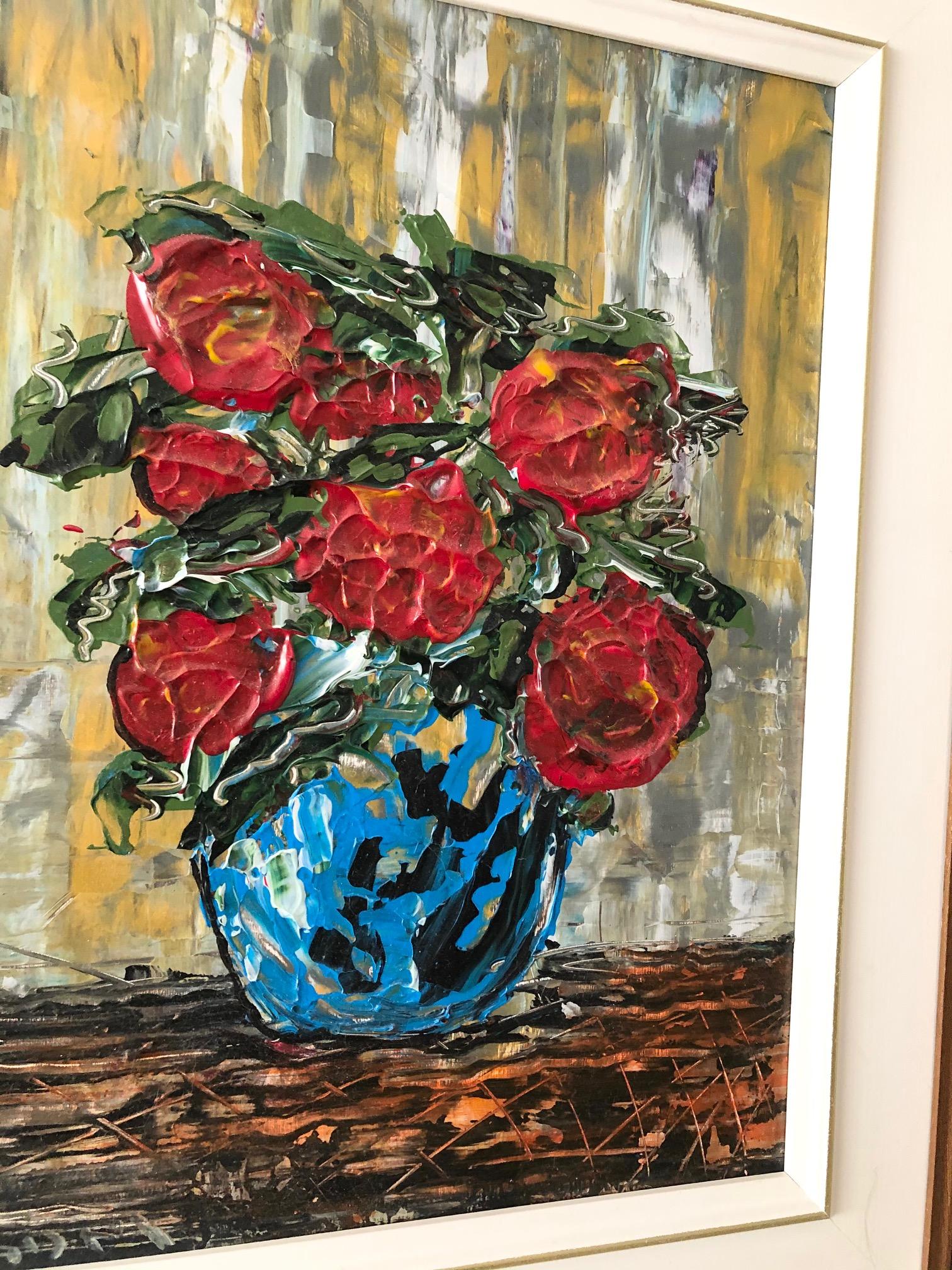 Canadese Andrew Plum Por Una Cabeza Amor Pittura contemporanea di natura morta, 2016 in vendita
