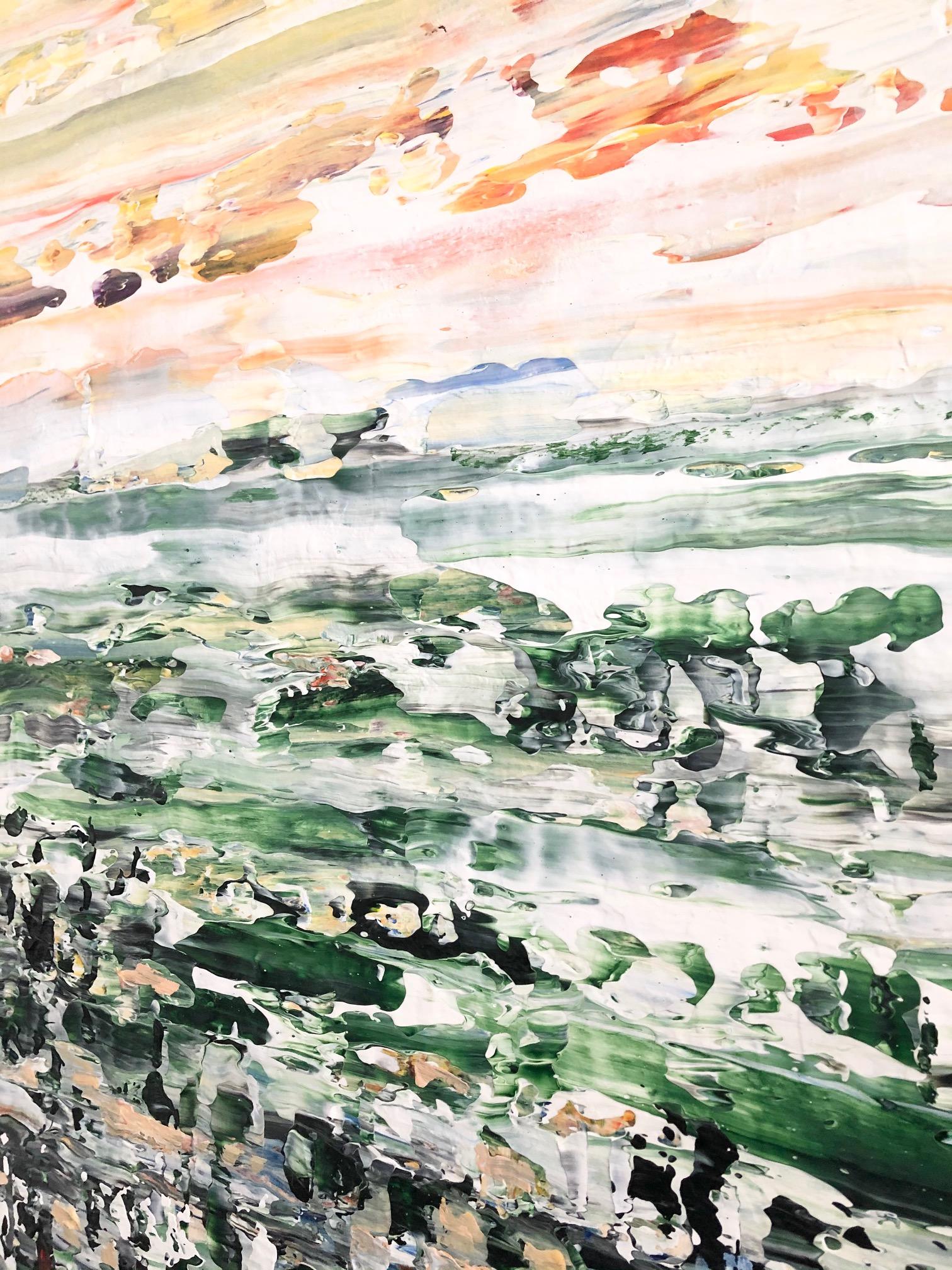 Andrew Plum Pittura astratta contemporanea a lento ritorno, 2018 In condizioni Nuovo in vendita a Montreal, QC