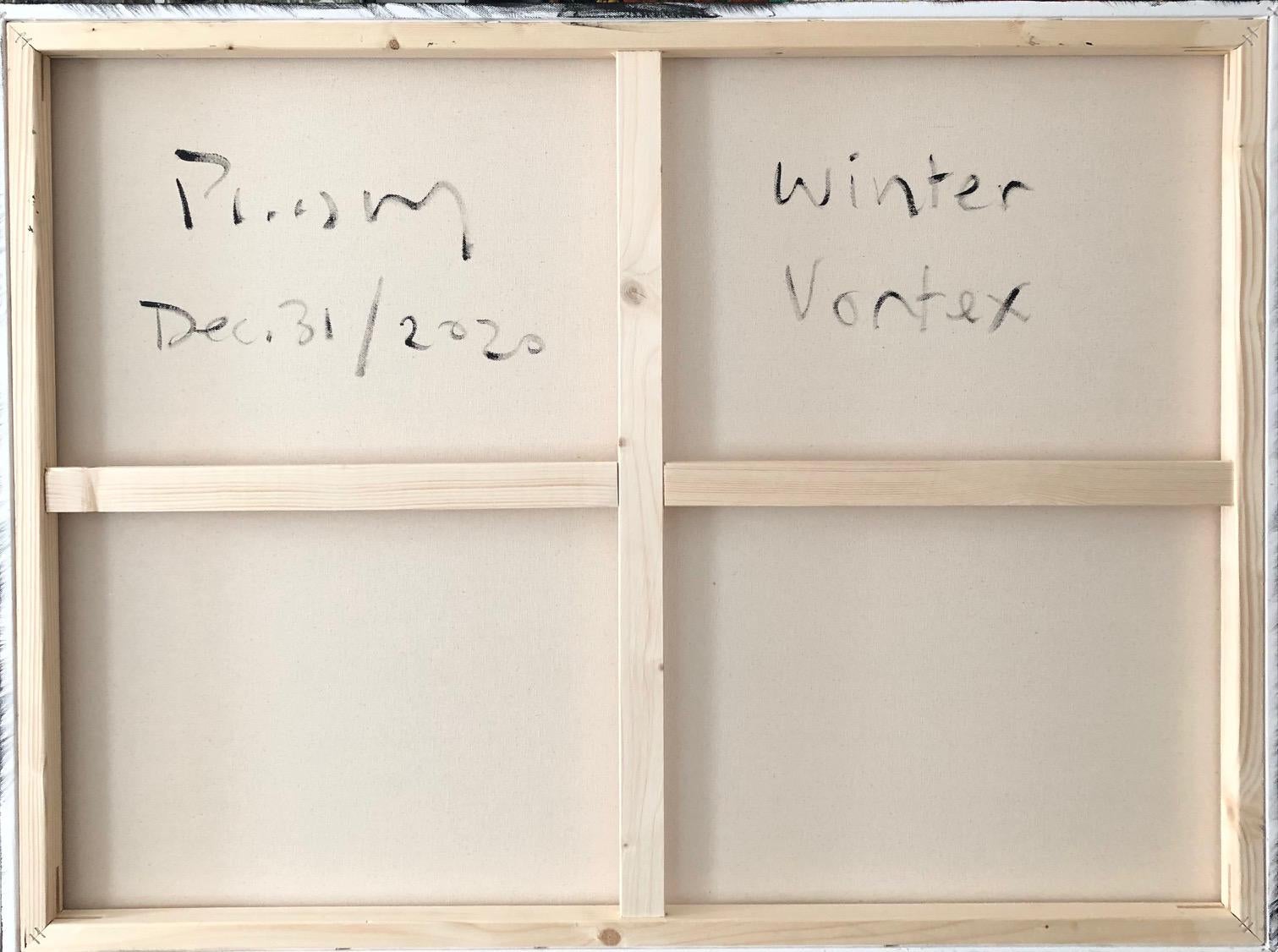 Andrew Plum Wintervortex Zeitgenössische abstrakte Malerei, 2020 (21. Jahrhundert und zeitgenössisch) im Angebot