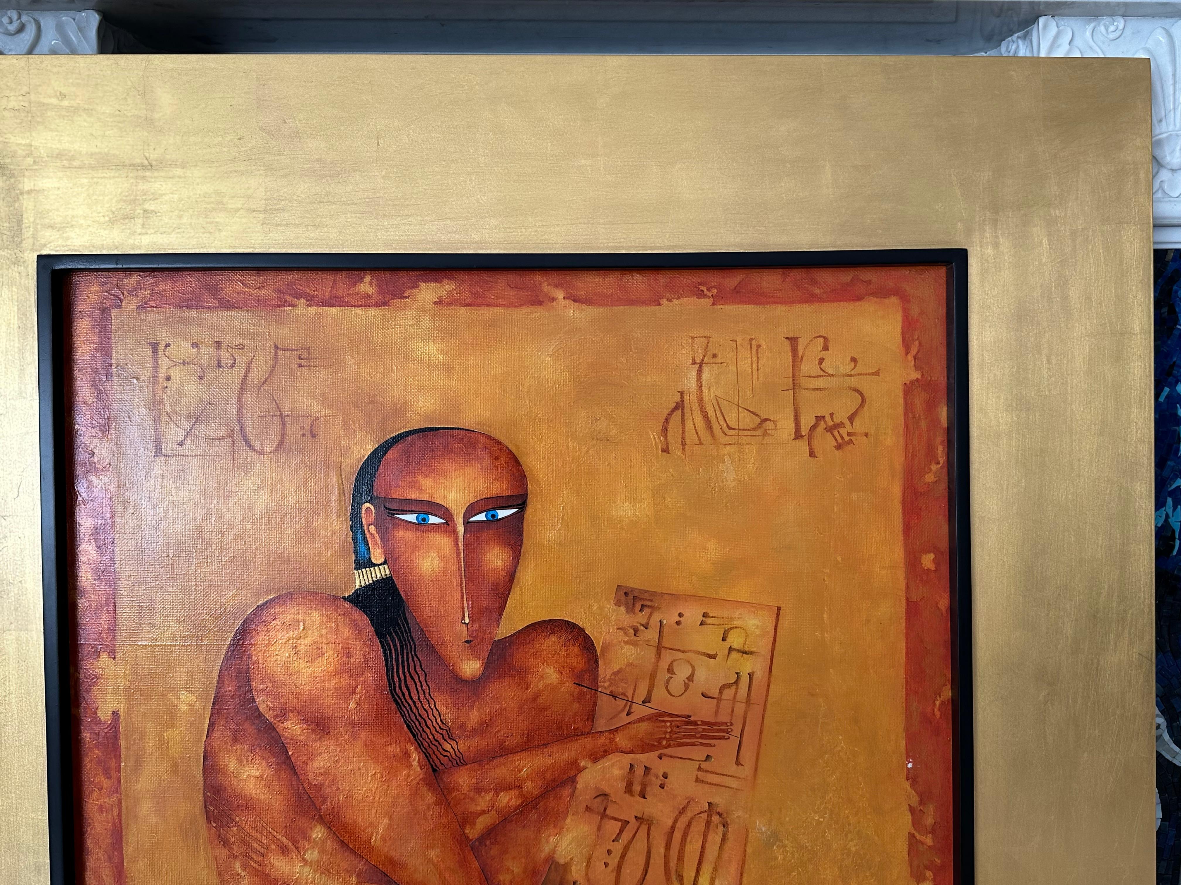 Pittura contemporanea olio su tela 