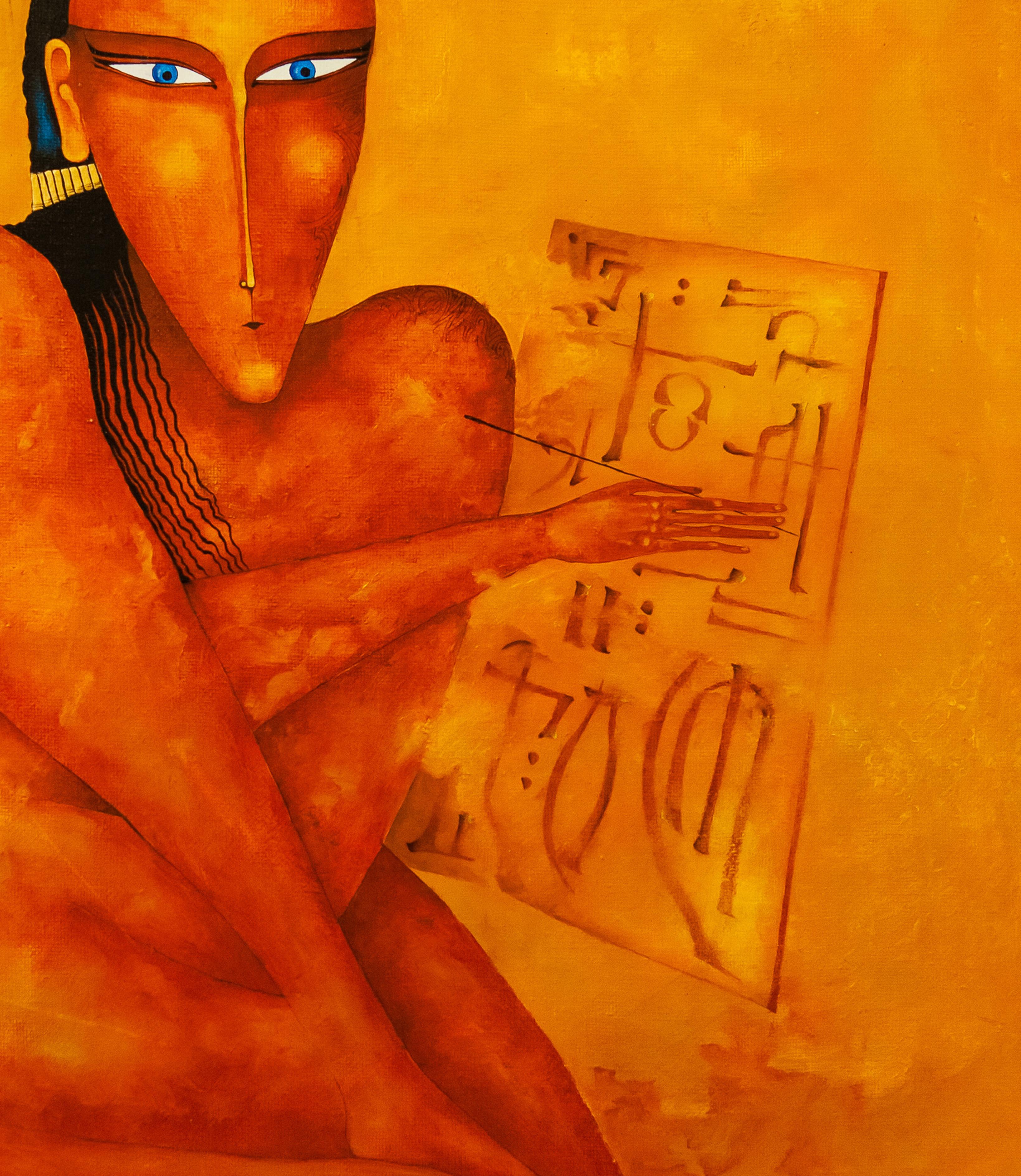 Pittura contemporanea olio su tela 