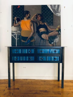 Motion Capture 8 - Contemporary Painting, Classical Composition, Oil on Canvas