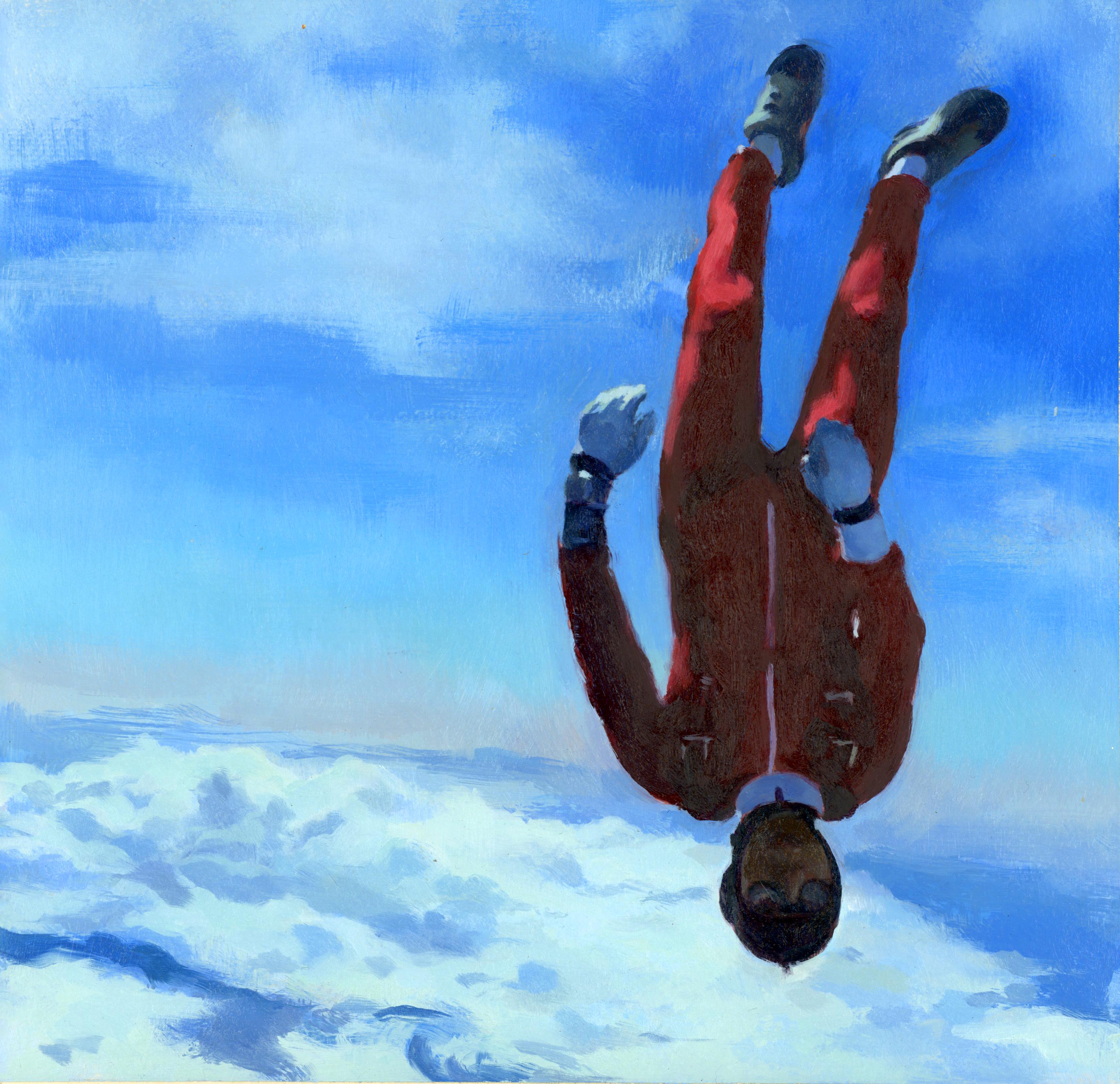 Andrew Scheglov Figurative Painting - Airborne