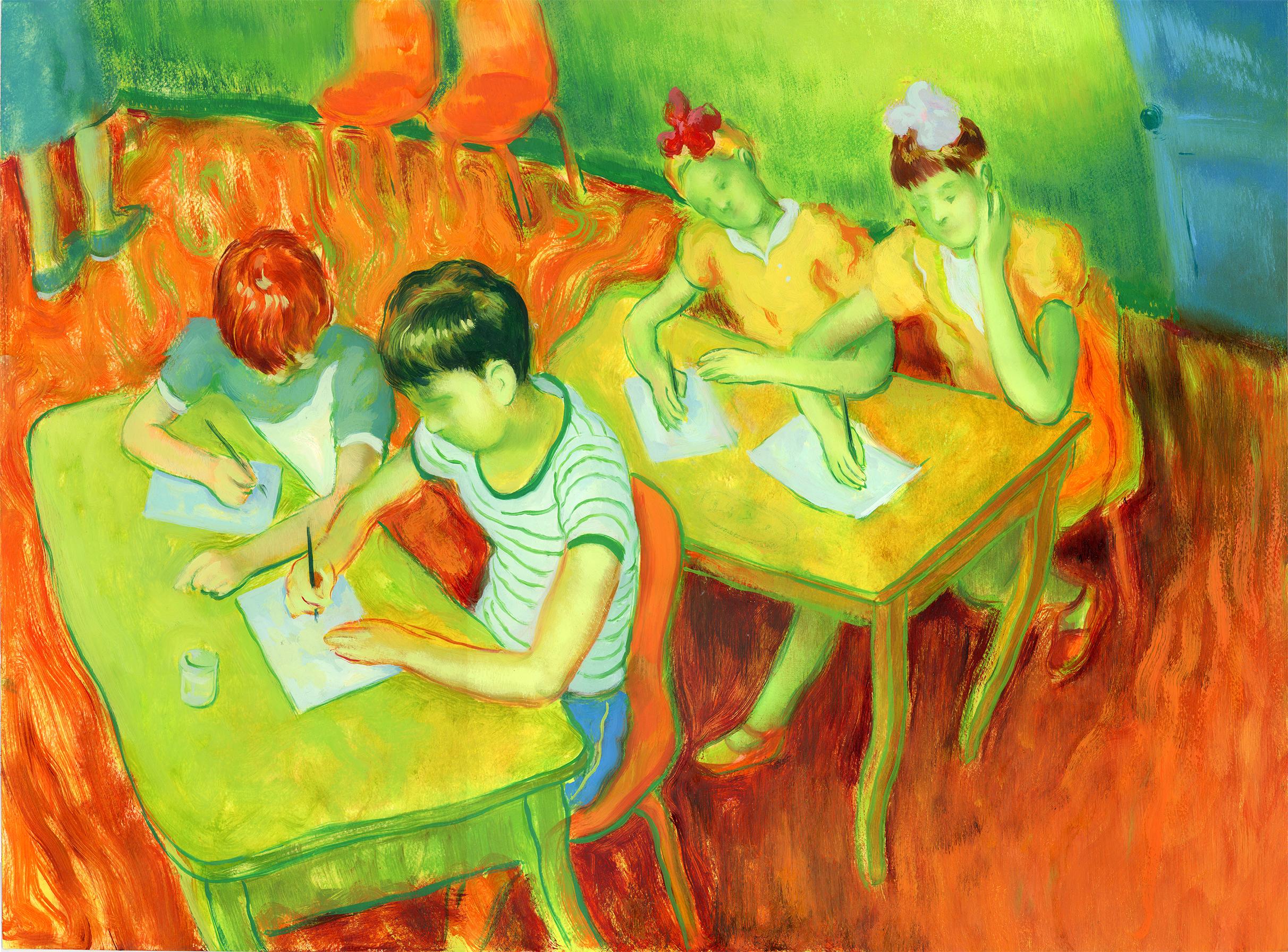 Andrew Scheglov Interior Painting - Classroom Revisited