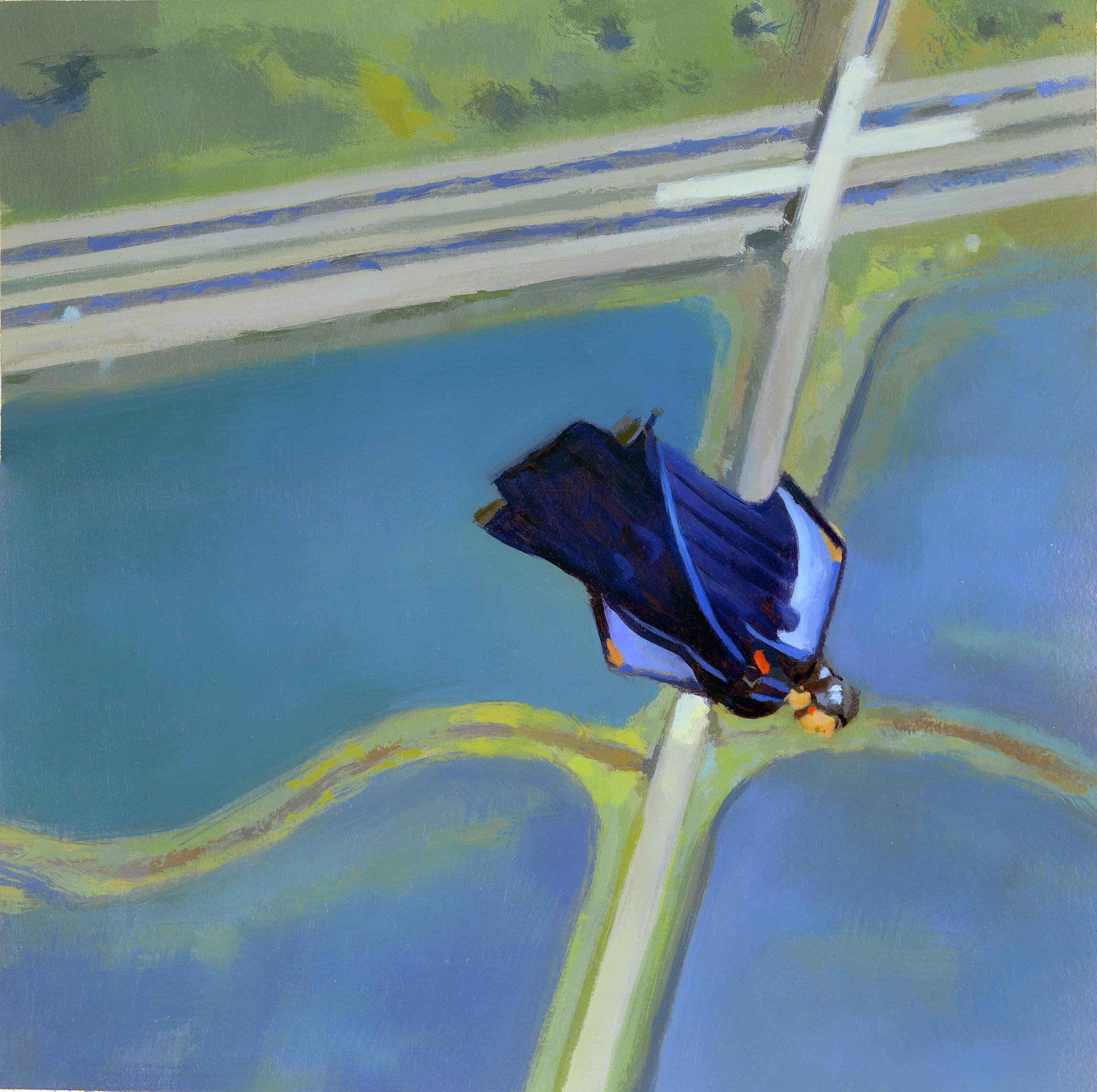 Andrew Scheglov Landscape Painting - Flight