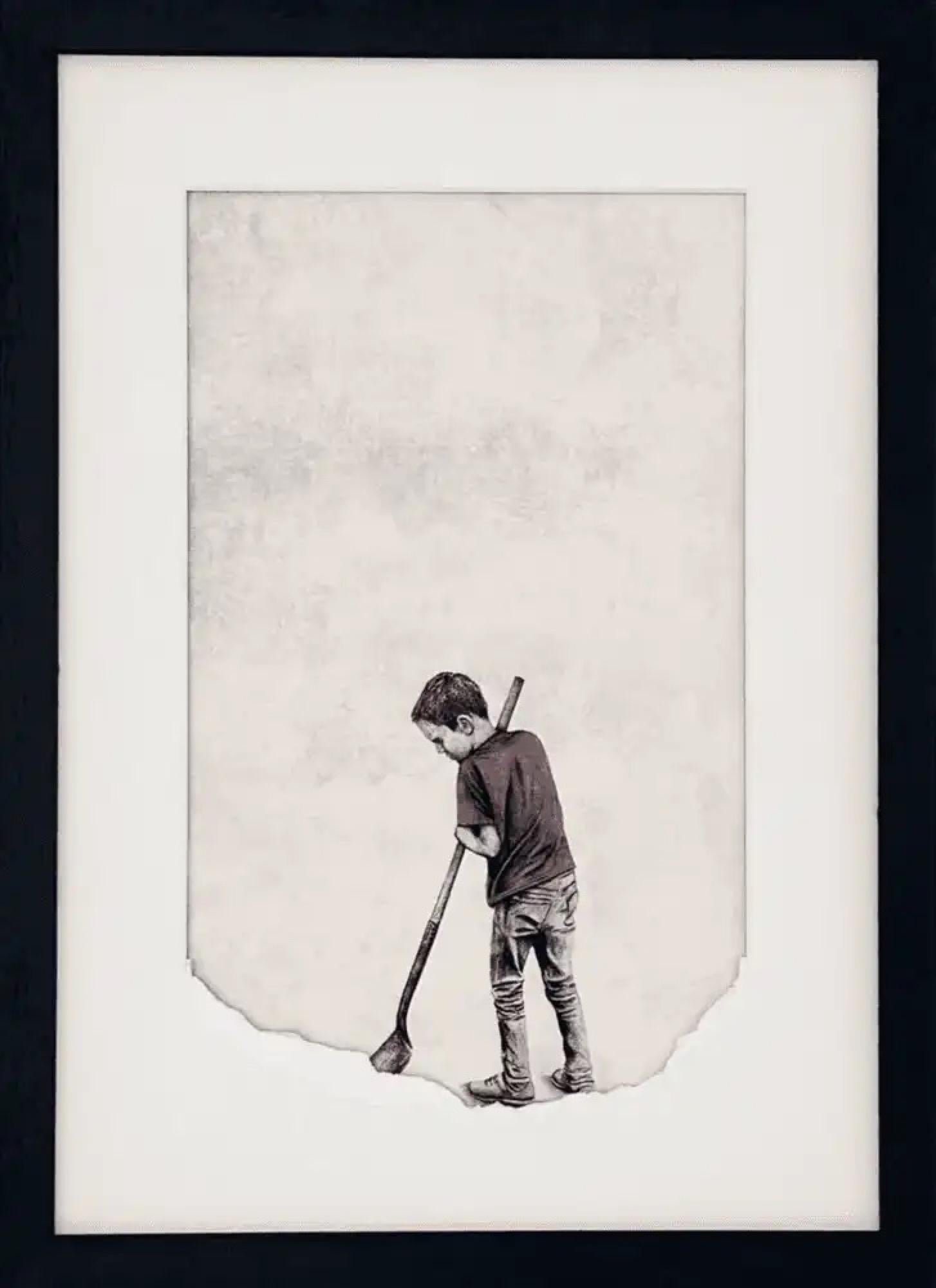 Portrait Print di Andrew Scott - Scavare