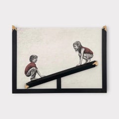 Seesaw - Impression sur toile, édition signée et numérotée de 250, 33x44.5 cm