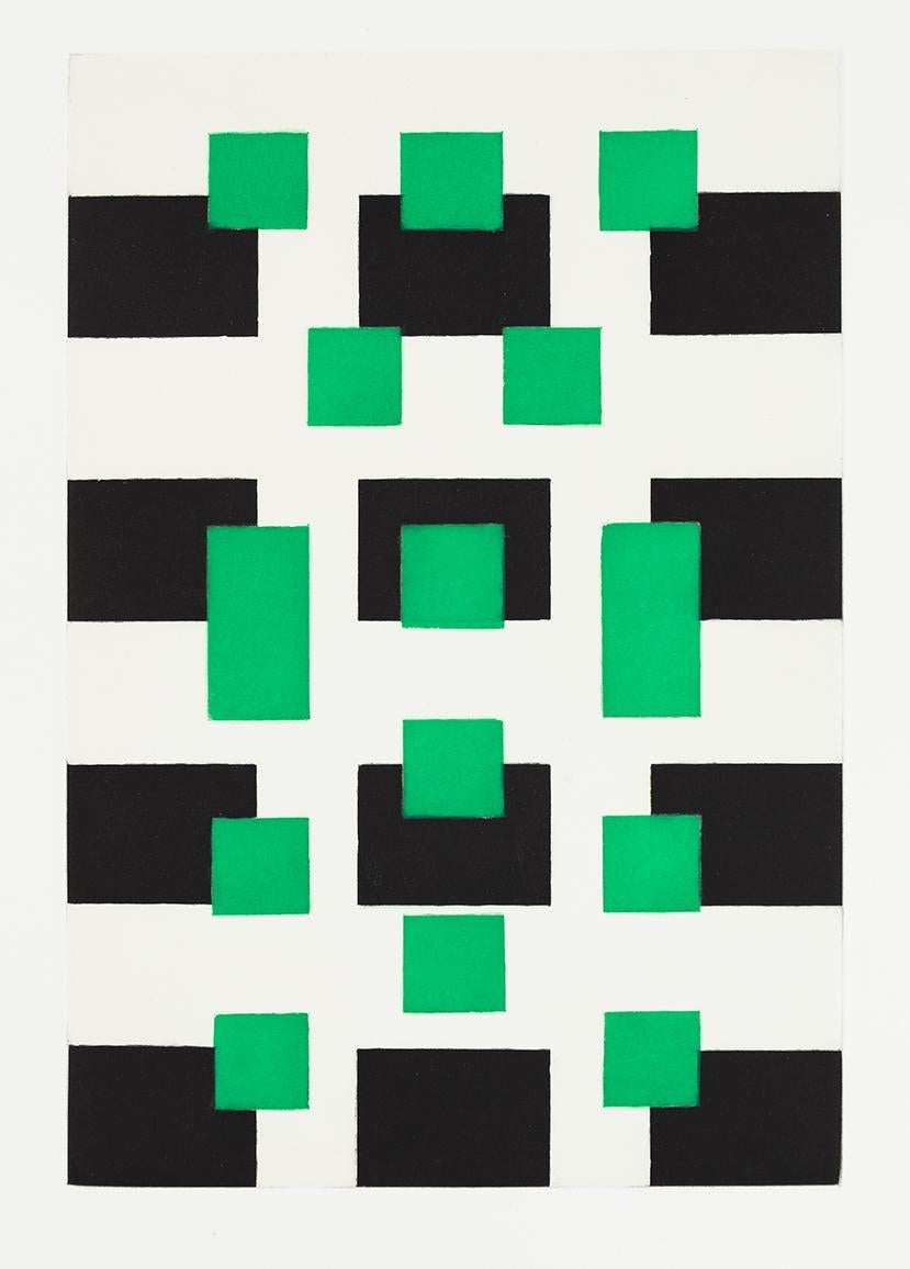 Andrew Spence Abstract Print - Green