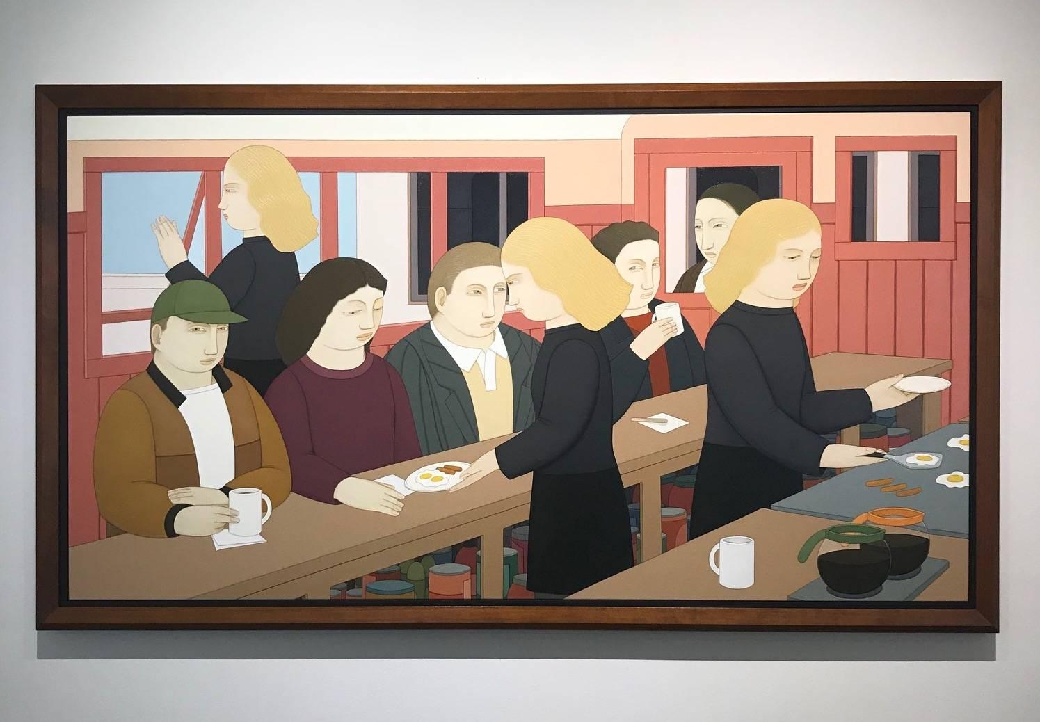 Jessie's Diner - Painting by Andrew Stevovich