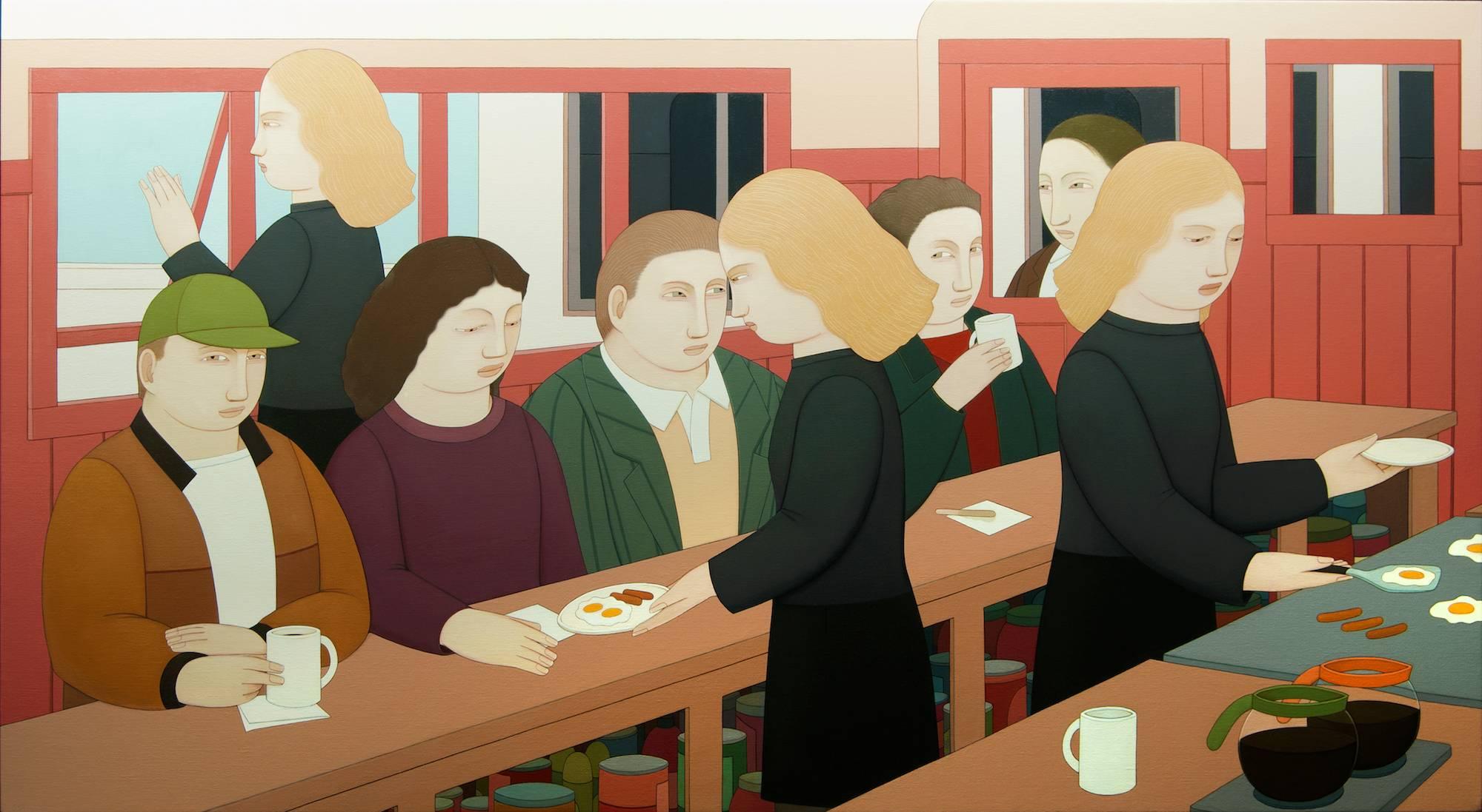 Andrew Stevovich Interior Painting - Jessie's Diner