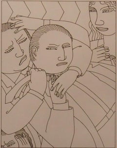Two Men Fighting
