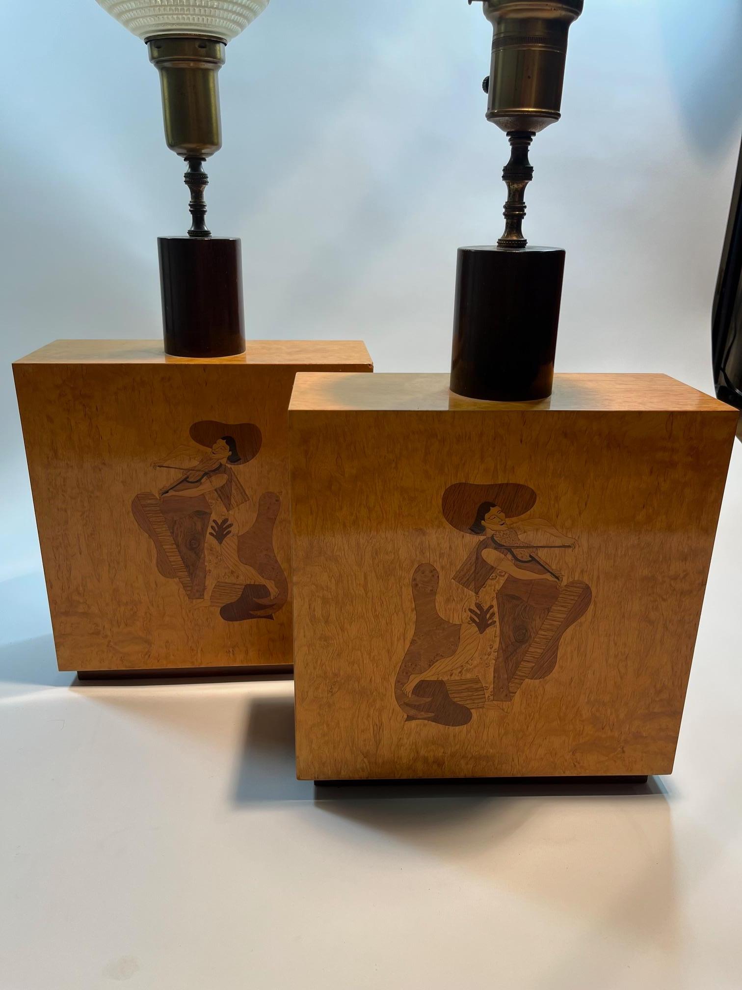 Milieu du XXe siècle Lampes Andrew Szoeke en vente