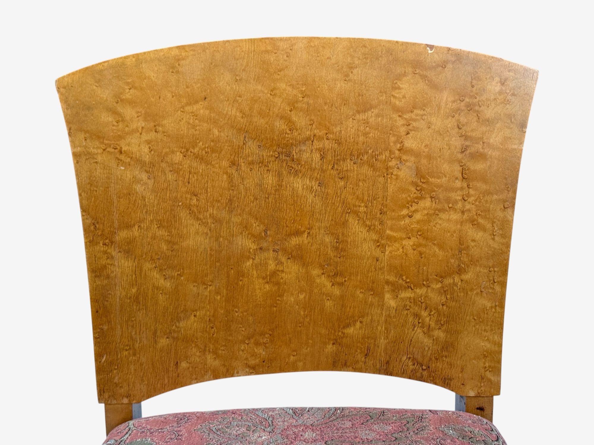 Andrew Szoeke, Satinholz, Eiche, Schreibtisch und Stuhl, USA, 1950er Jahre im Angebot 10