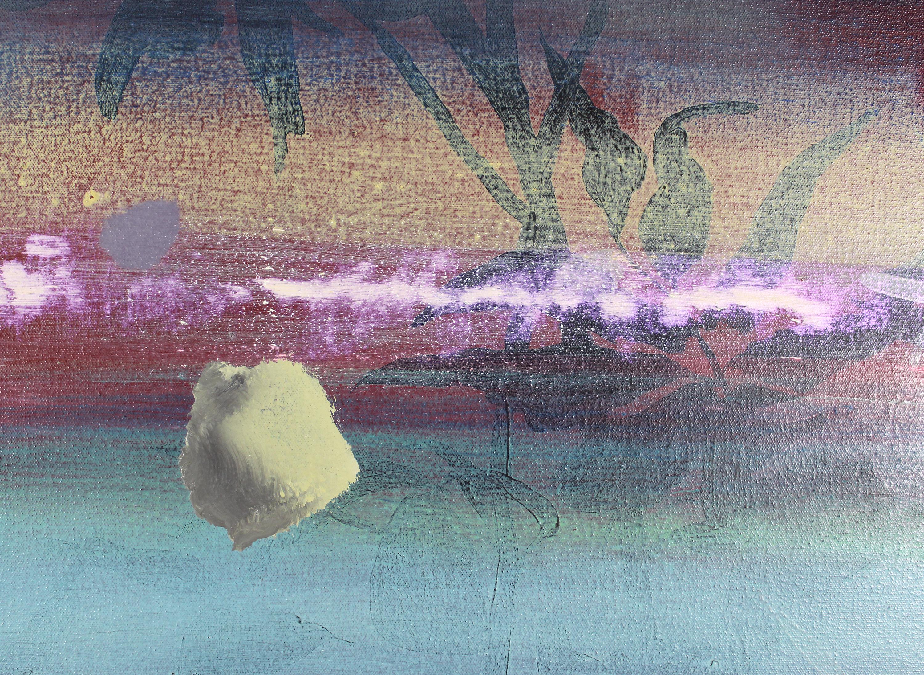 Esterno: Sera 12 (dittico) - Painting Contemporaneo di Andrew Taylor
