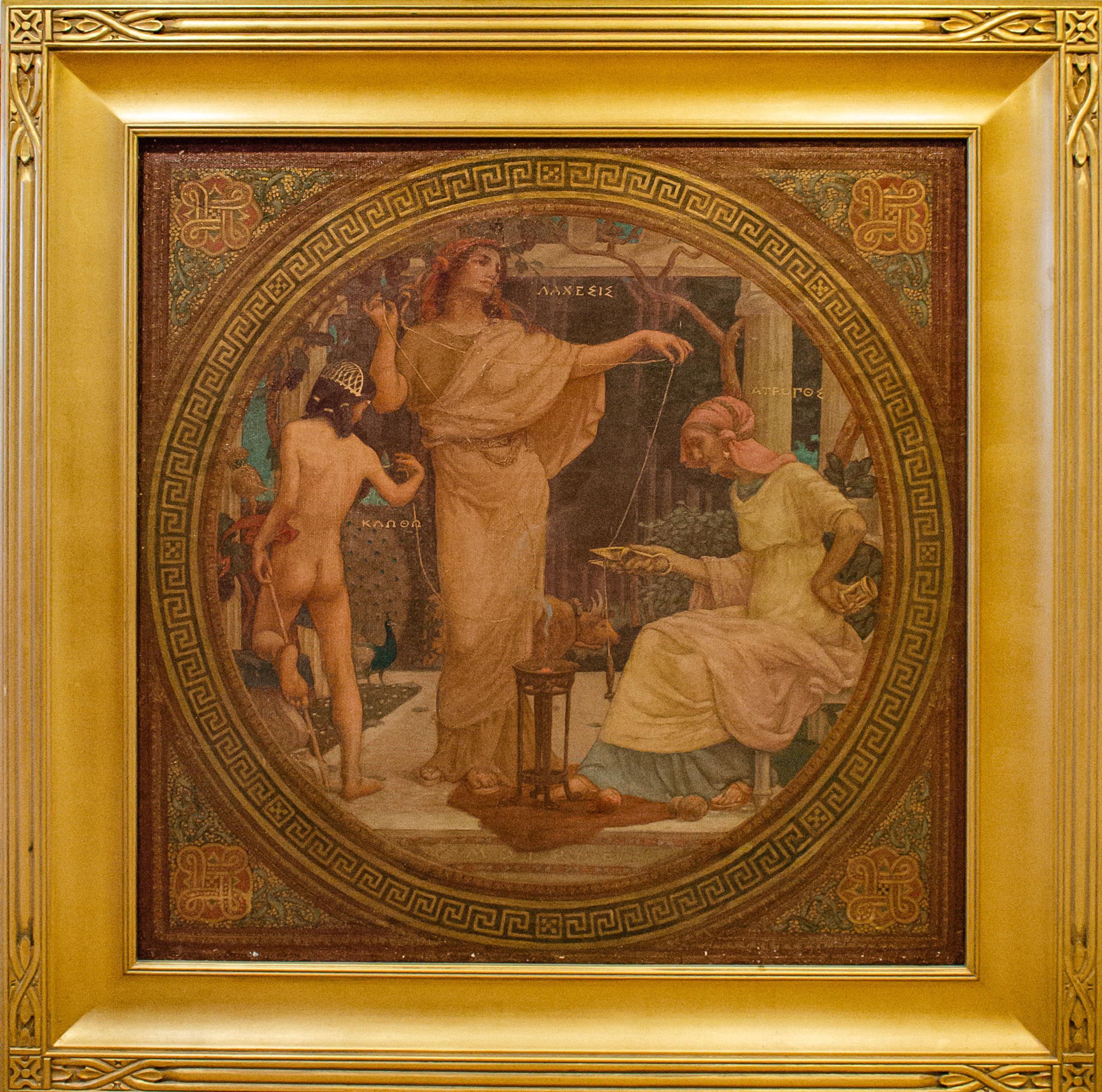 Andrew Thomas Schwartz Neoclassical Style Painting For Sale 1