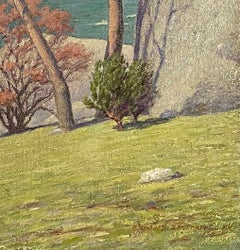 Annisquam River Oil Painting, Signed, 1911, 32 x 36 Inches