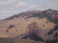 Mountain Landscape signed by Andrew T. Schwartz