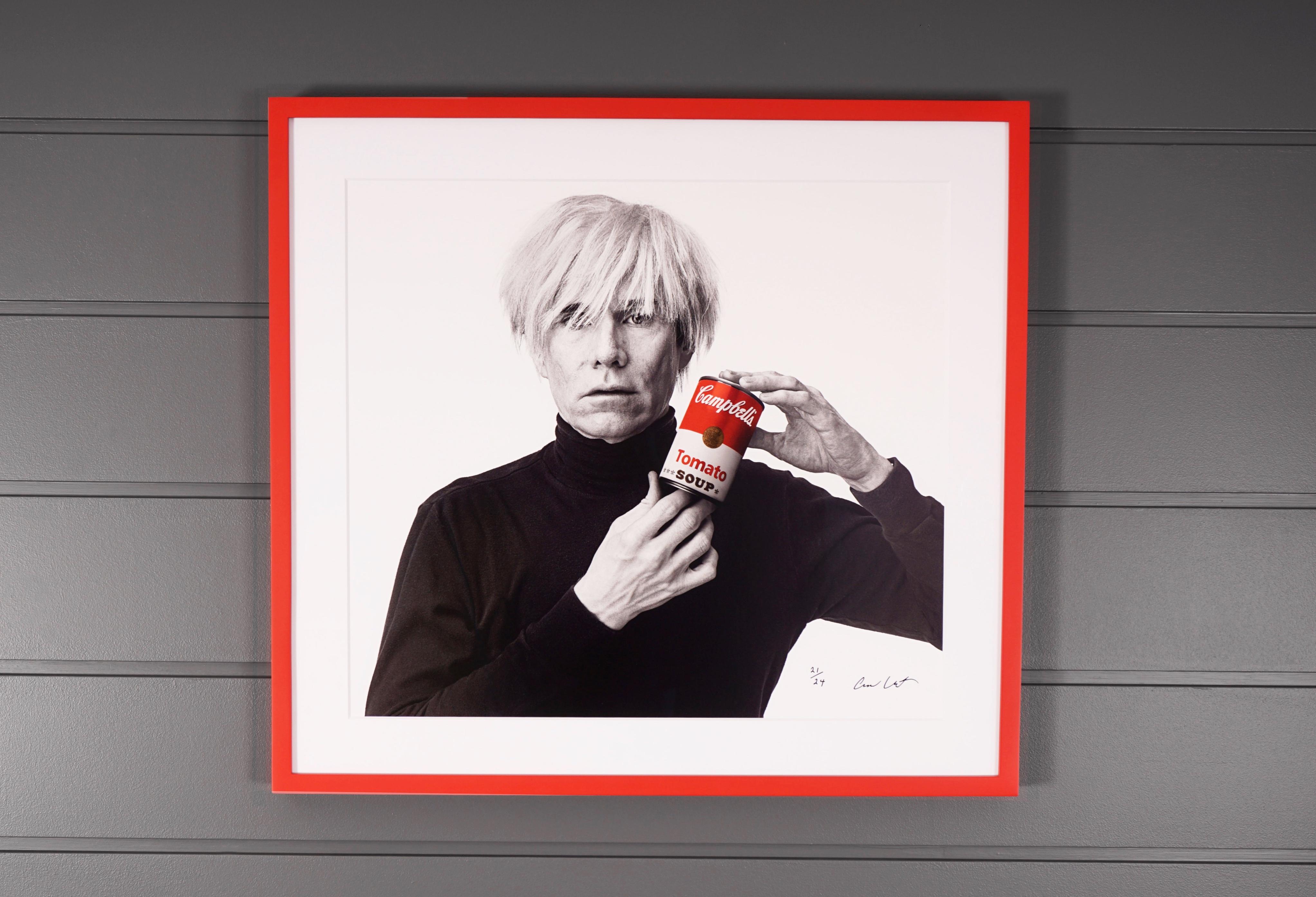 Andrew Unangst, Andy Warhol with Red Campbell's Soup Can, 1985/2017 1