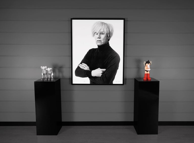 Andrew Unangst, Archival Portrait of Andy Warhol, Black and White, 1985/2017 For Sale 3