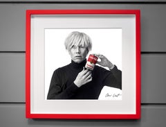 Andrew Unangst, Archival Small 'Andy Warhol with Red Campbell's Soup', 1985/2022