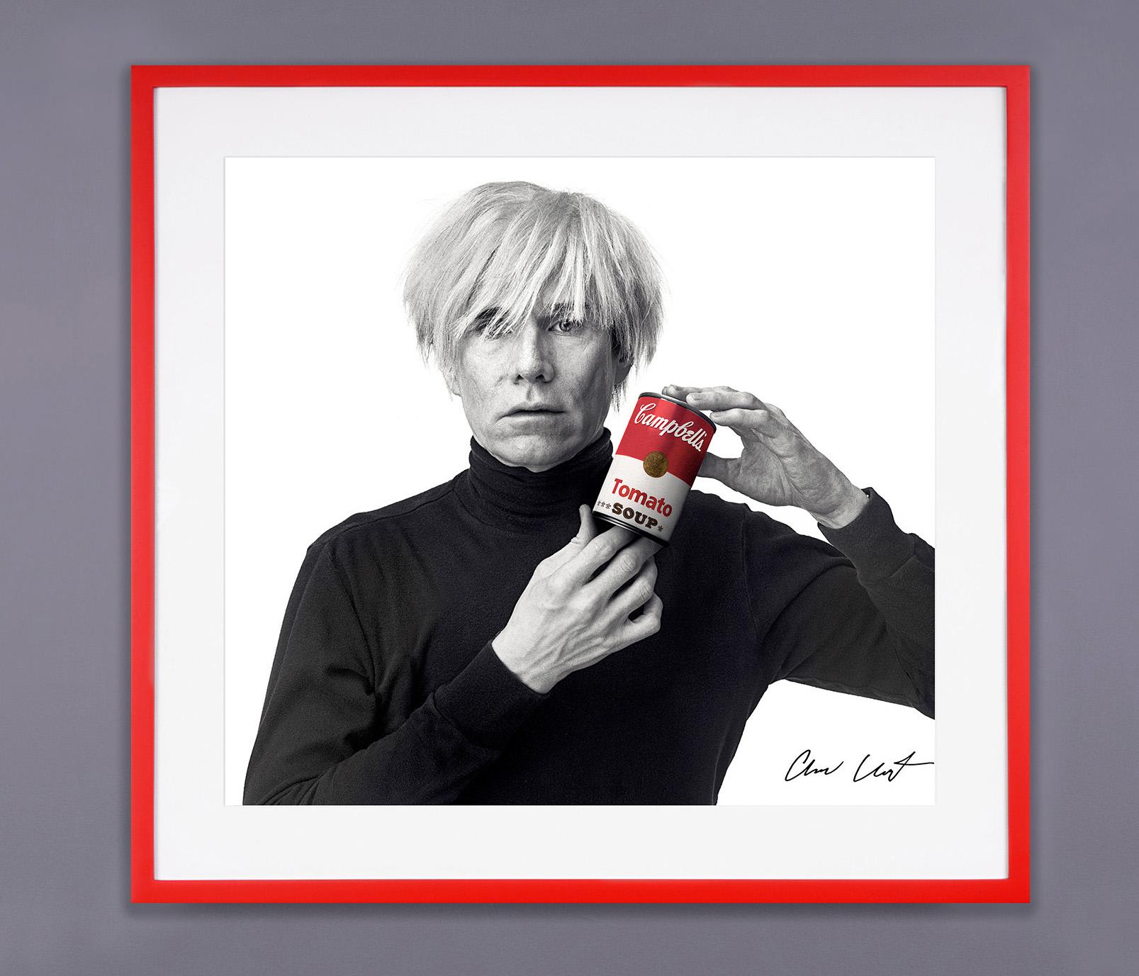 Archival Photographic Print 'Andy Warhol with Red Campbell's Soup', 1985/2020 For Sale 4