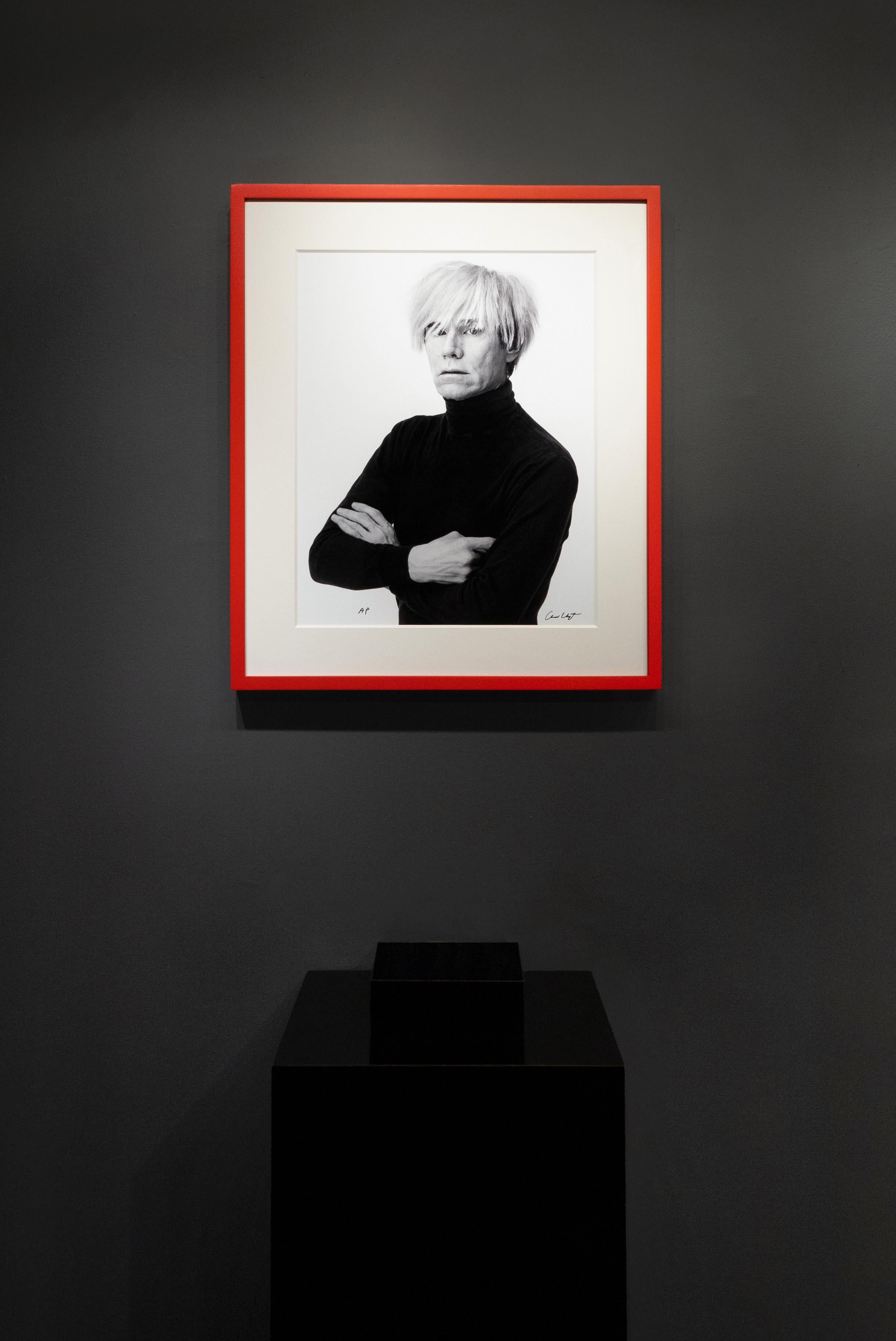 Archivfotografischer Fotodruck „Porträt von Andy Warhol“, 1985/2025 – Photograph von Andrew Unangst