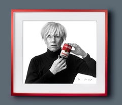 Warhol with Campbell's Soup Can