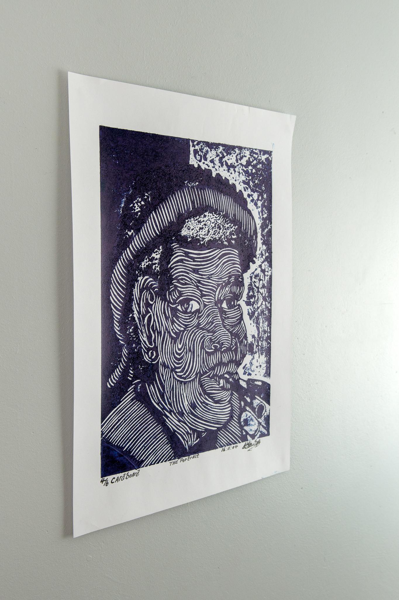 Das Porträt, Andrew van Wyk, Kartondruck auf Papier im Angebot 3